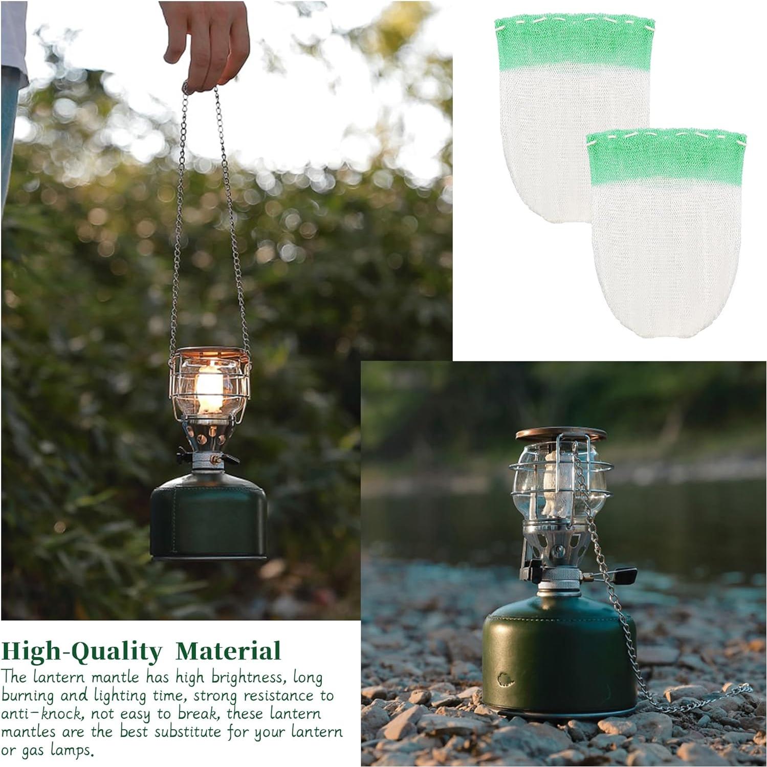 40 Capuchones de Linterna de Gas BHUCUTU - 7x8.5 cm