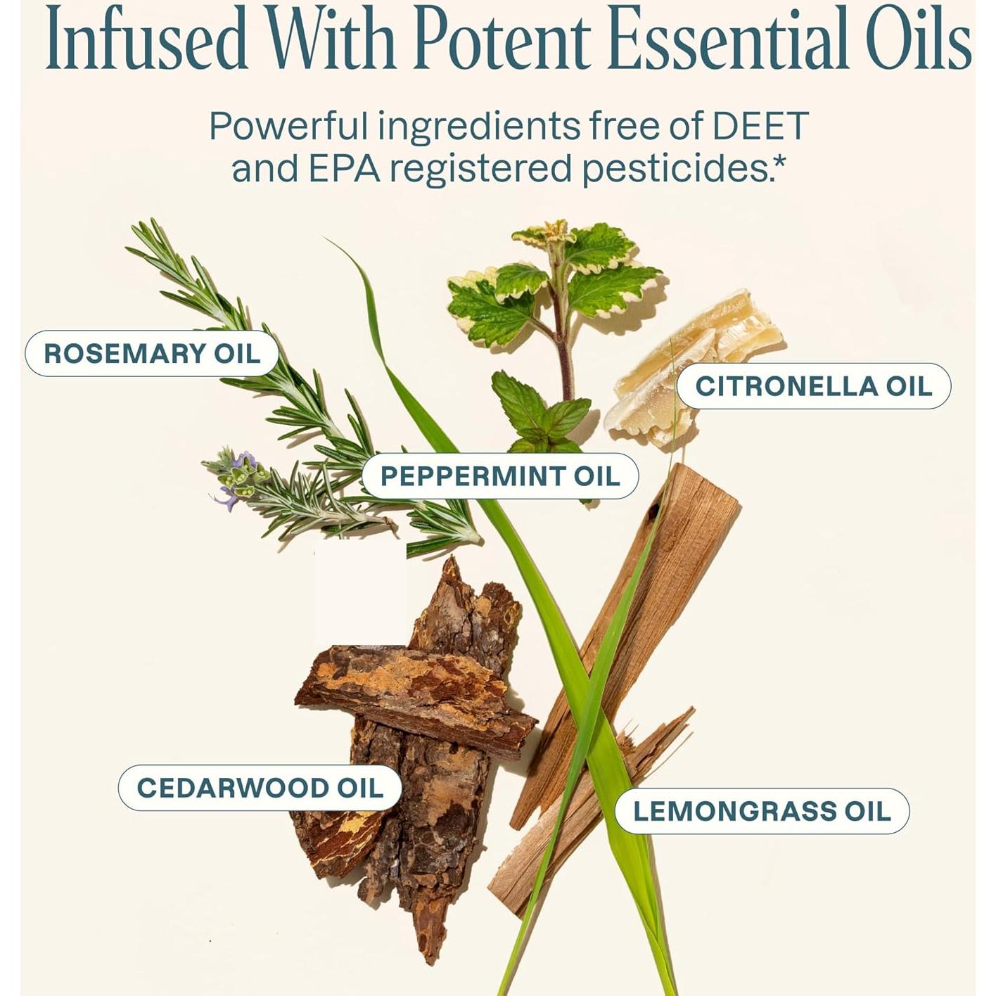 Vela Repelente de Mosquitos Cliganic 255g - Citronela Natural