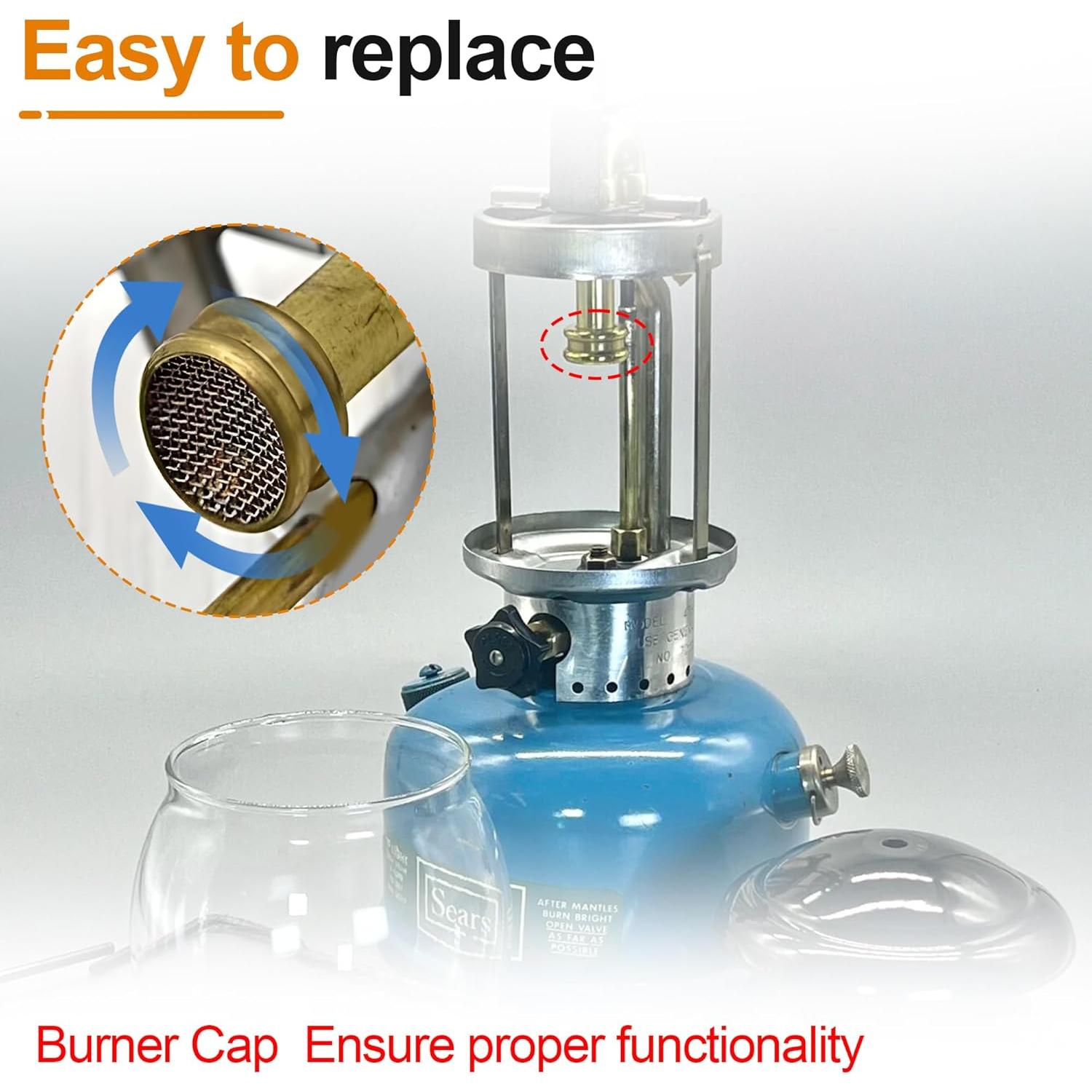 Tapa de quemador y pantalla LVACODV para linternas Coleman 242/200