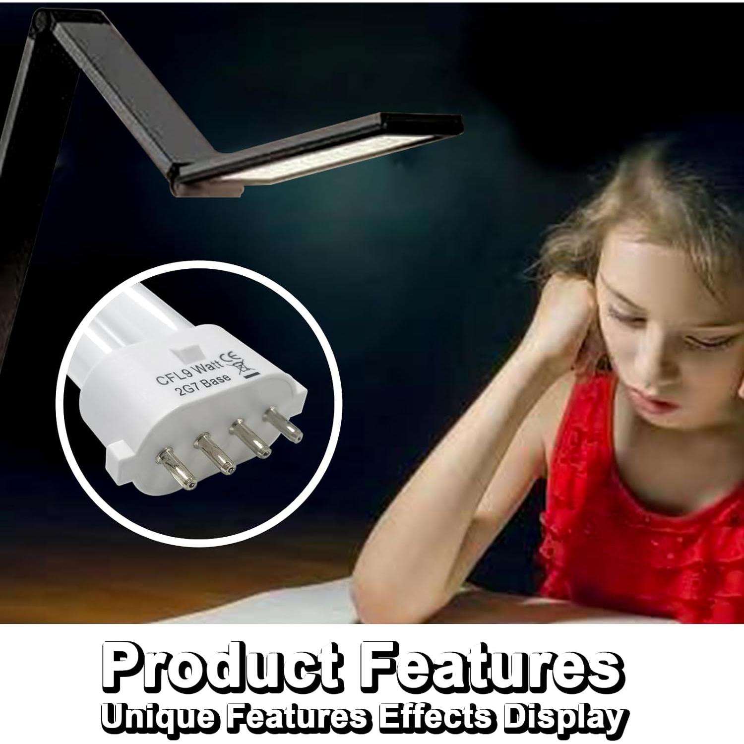 Bombilla CFL 9W 4100K 2G7 JL - Paquete de 4