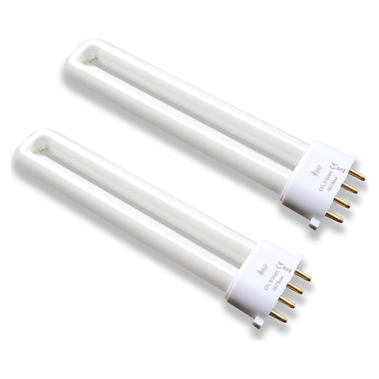 Bombilla Fluorescente CFL T4 9W 4100K 2G7 - 2 Pack