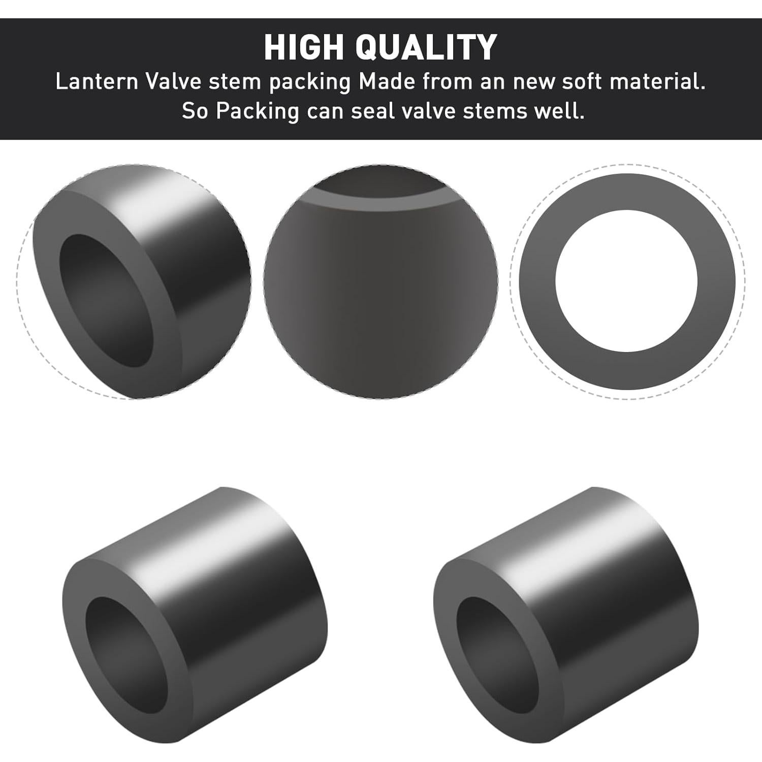 Empaque de vástago de válvula GEAIN 118D6201 para linternas y estufas