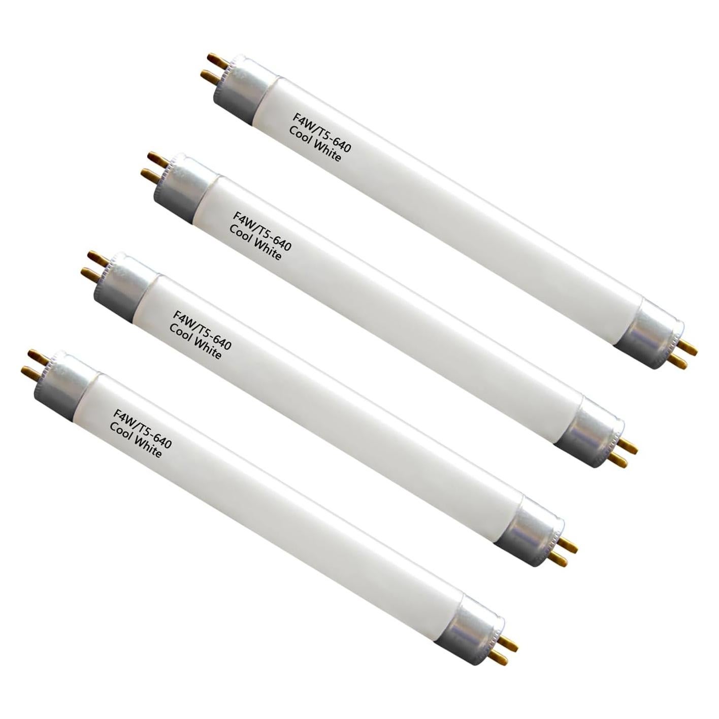Bombilla Fluorescente T5 4W 4100K Blanco Frío 6" SGZ&ZGS - 4 Pack