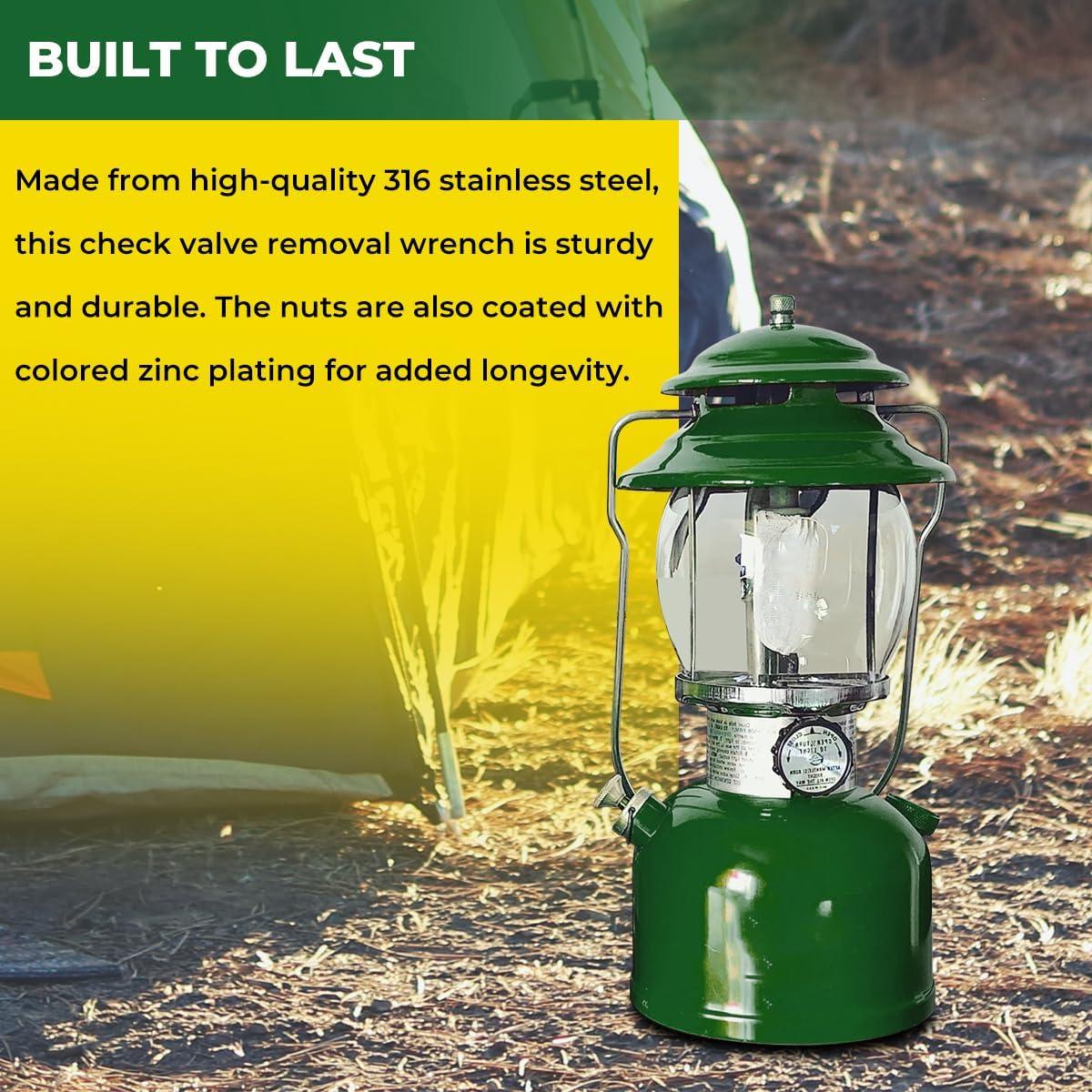 Llave de Extracción de Válvula de Comprobación MOTOQUEEN para Estufas Coleman