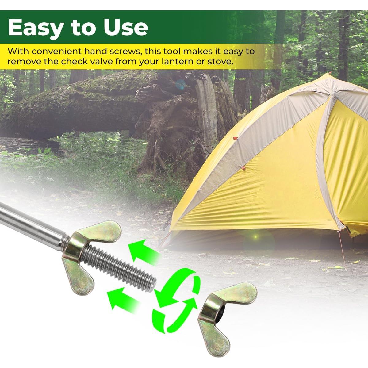 Llave de Extracción de Válvula de Comprobación MOTOQUEEN para Estufas Coleman