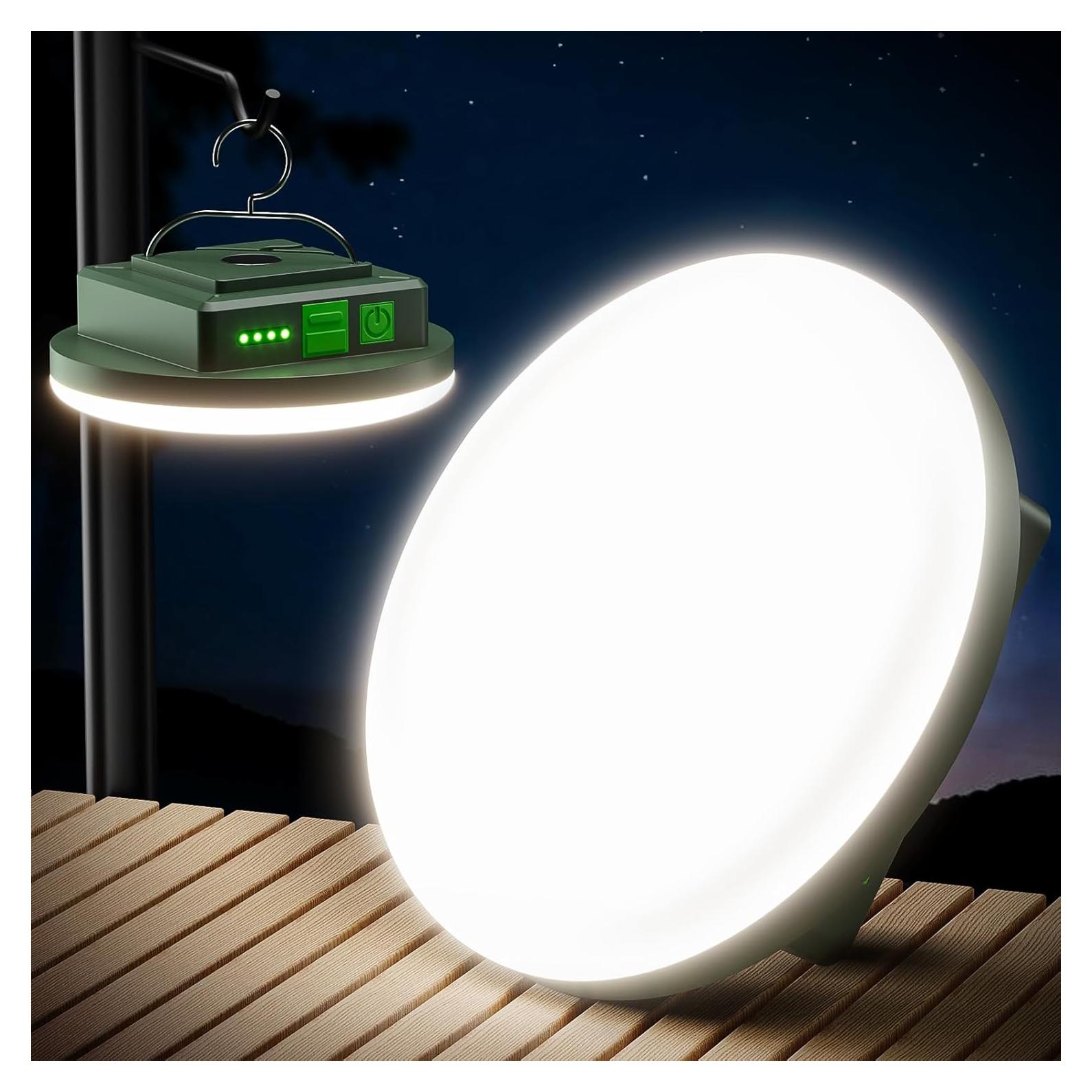 Linterna de Camping Eventek 12000mAh LED Impermeable IPX5