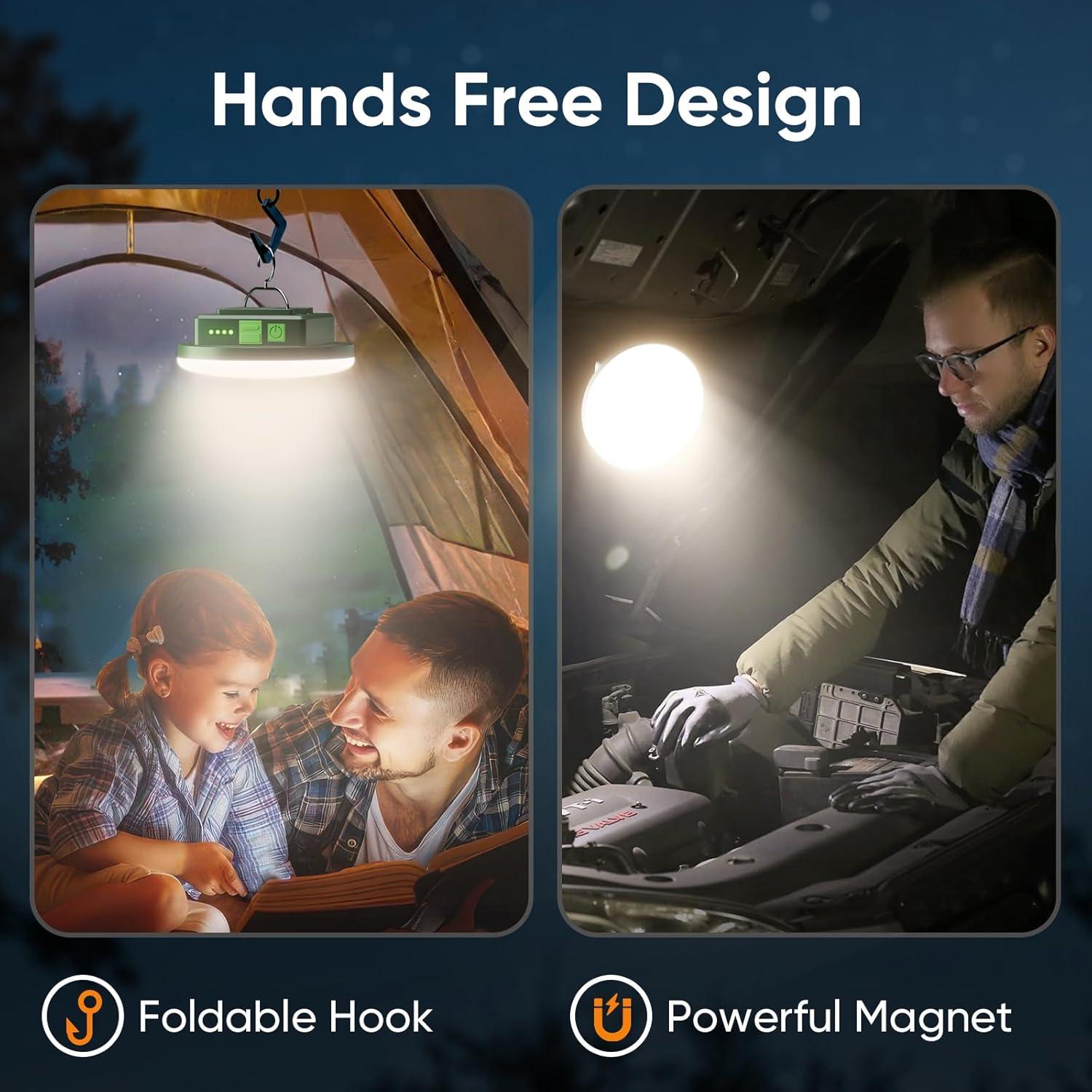 Linterna de Camping Eventek 12000mAh LED Impermeable IPX5