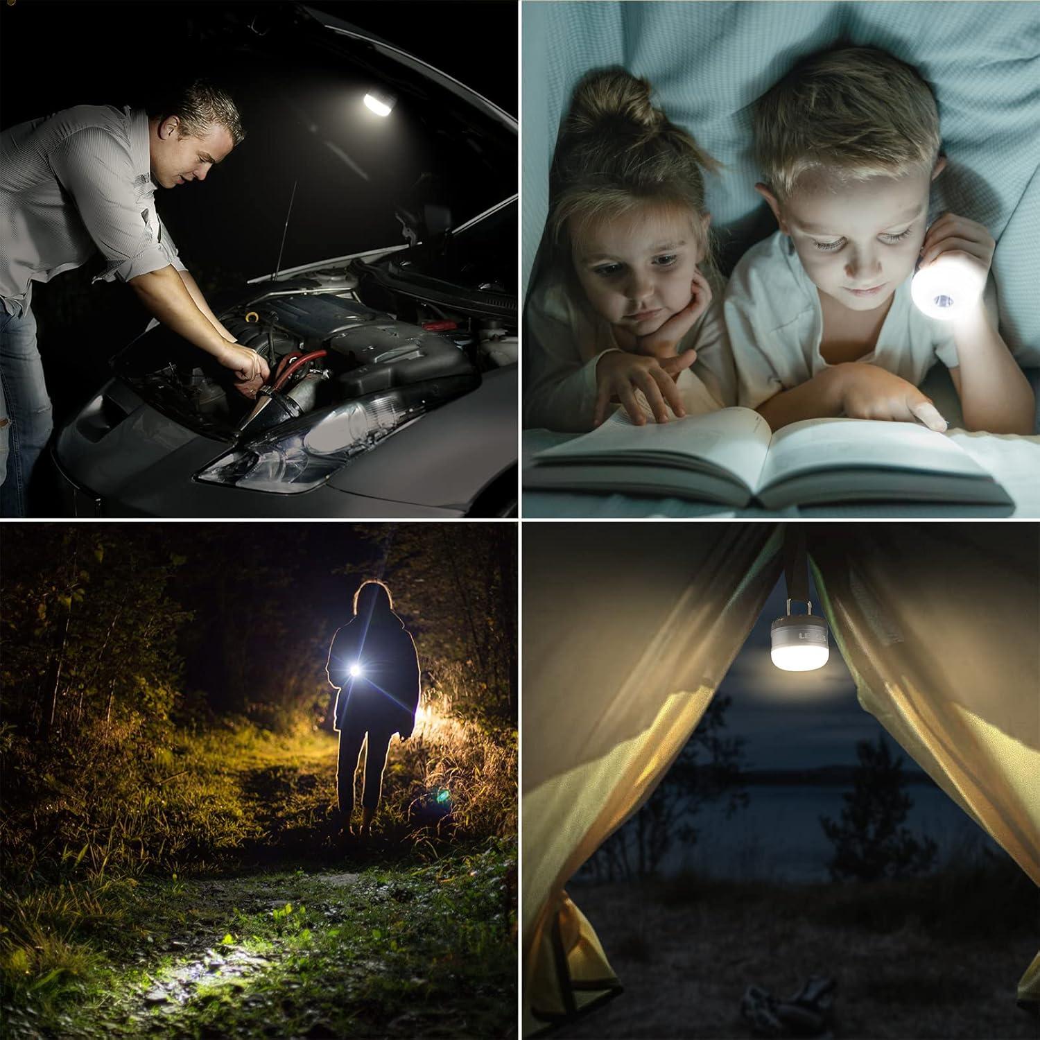 Linterna de Camping LE LED Recargable 310LM 5 Modos Impermeable