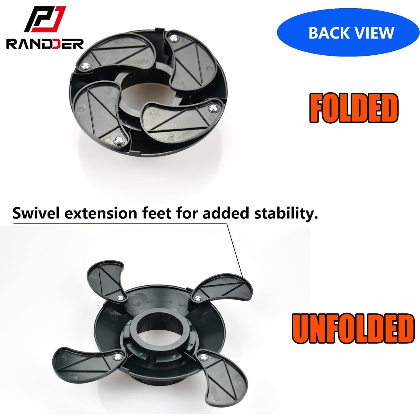 Base de cilindro de propano Randder 16oz plegable para camping