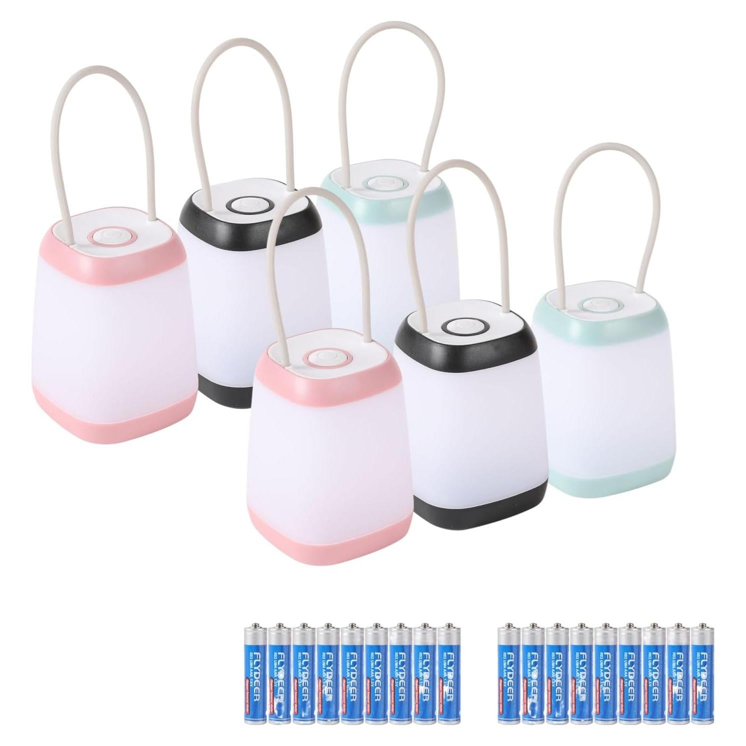 Paquete de 6 Luces LED Hilngav para Camping con 3 Modos