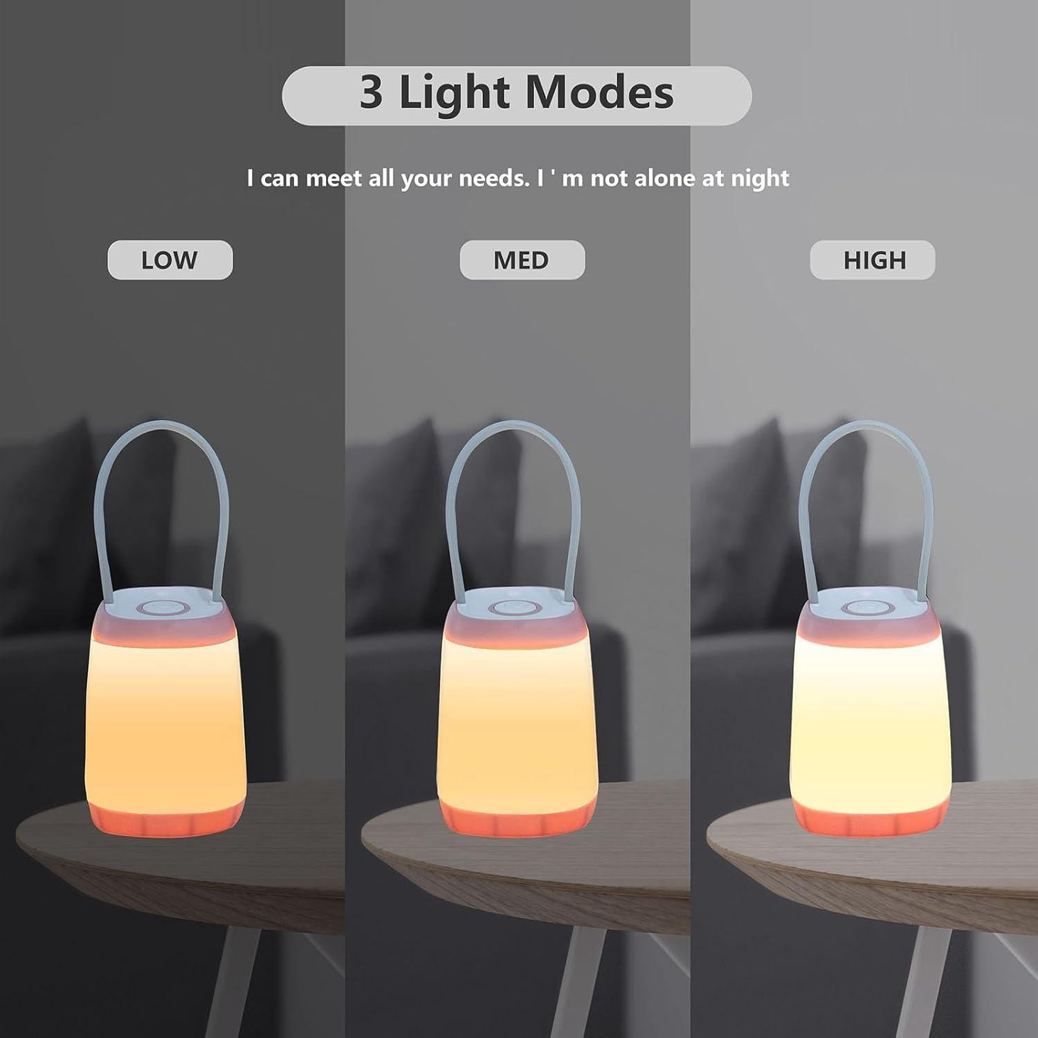 Paquete de 6 Luces LED Hilngav para Camping con 3 Modos