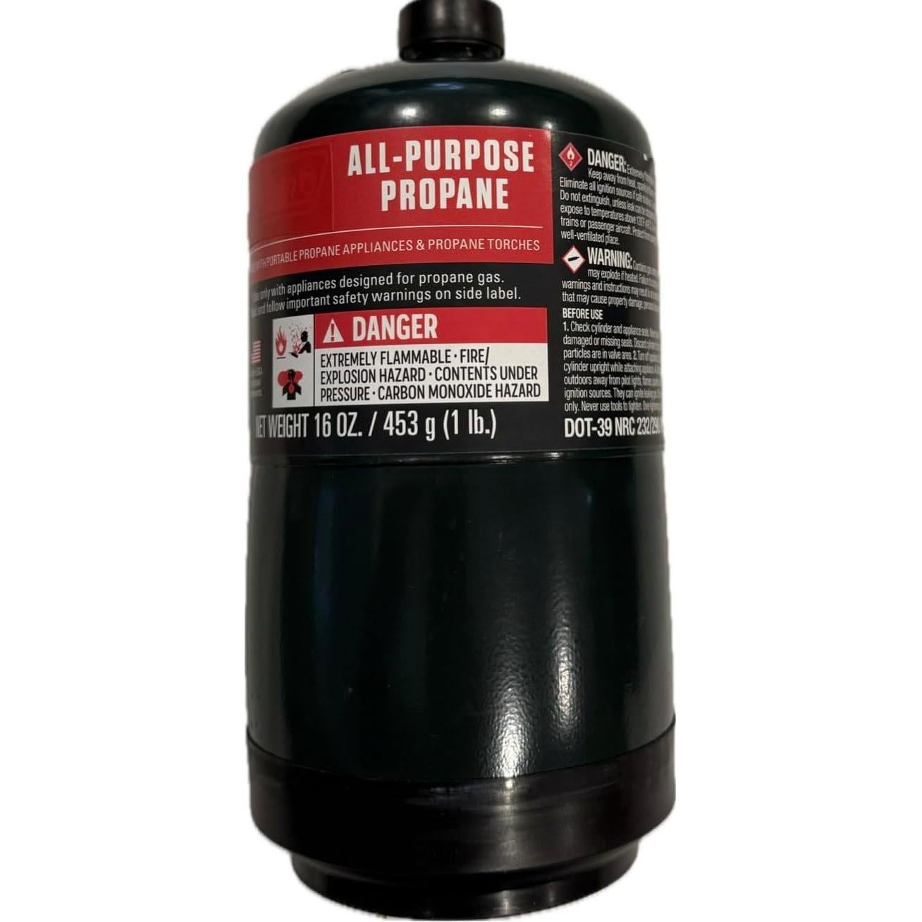 Cilindros de Propano Genérico 16 oz (Paquete de 2) Listos para Usar