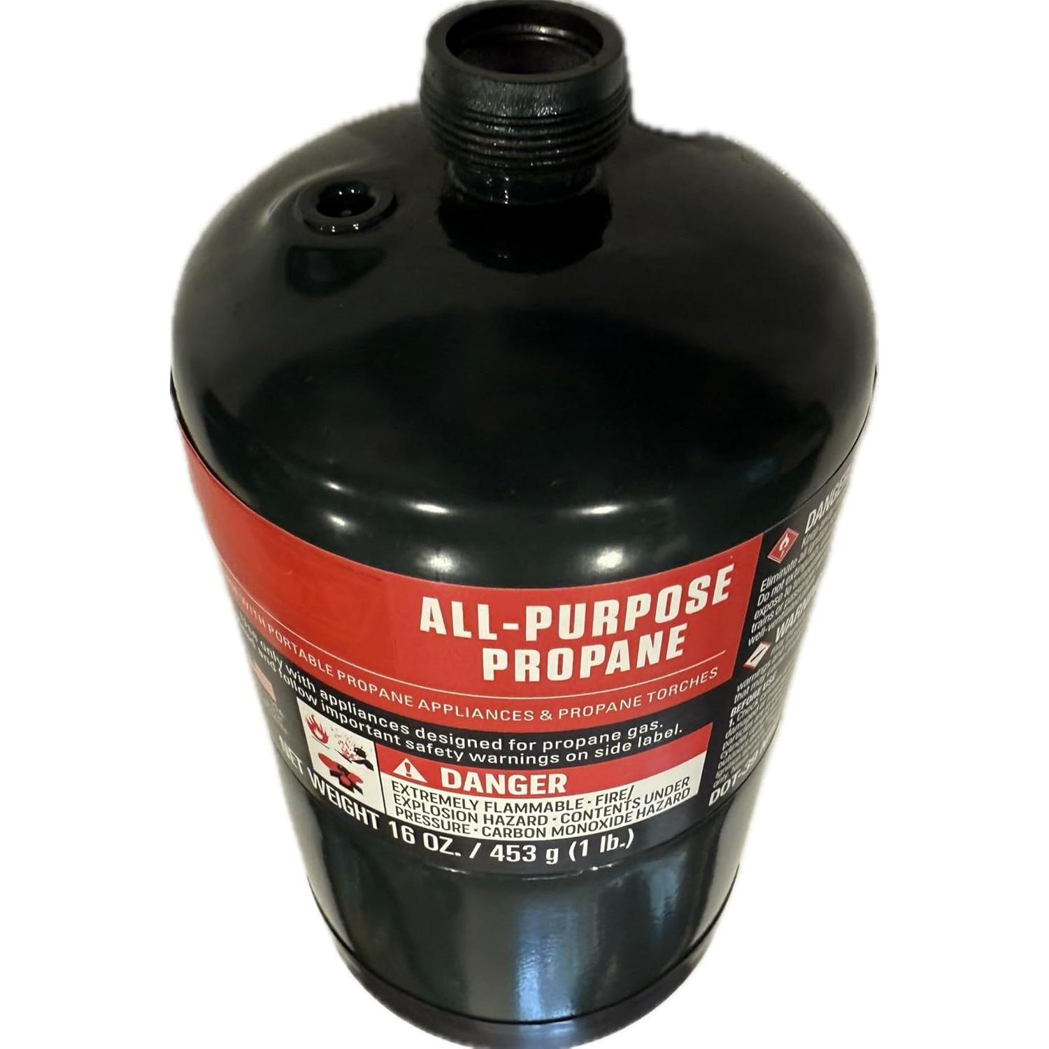 Cilindros de Propano Genérico 16 oz (Paquete de 2) Listos para Usar