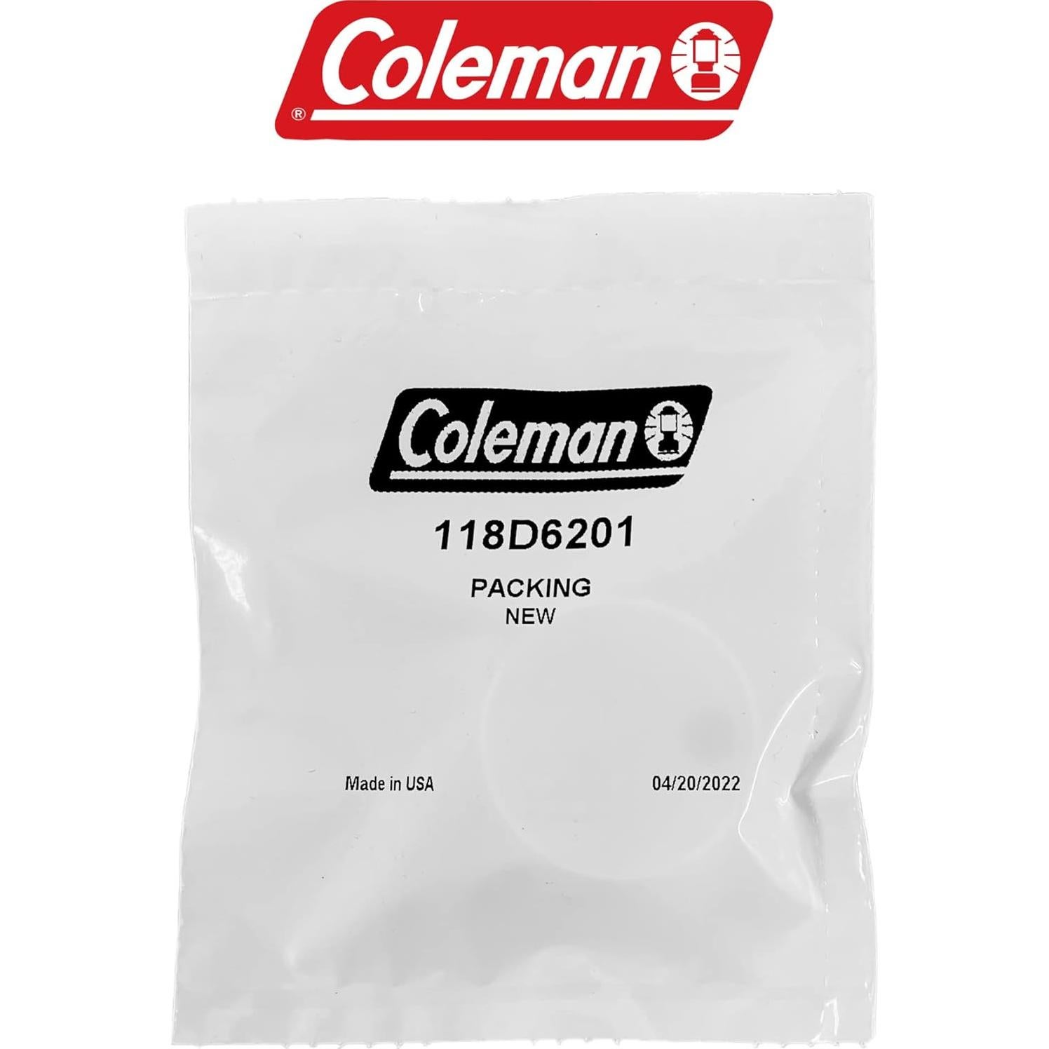 Empaque de Válvula Coleman 118D6201 para Estufas y Linternas