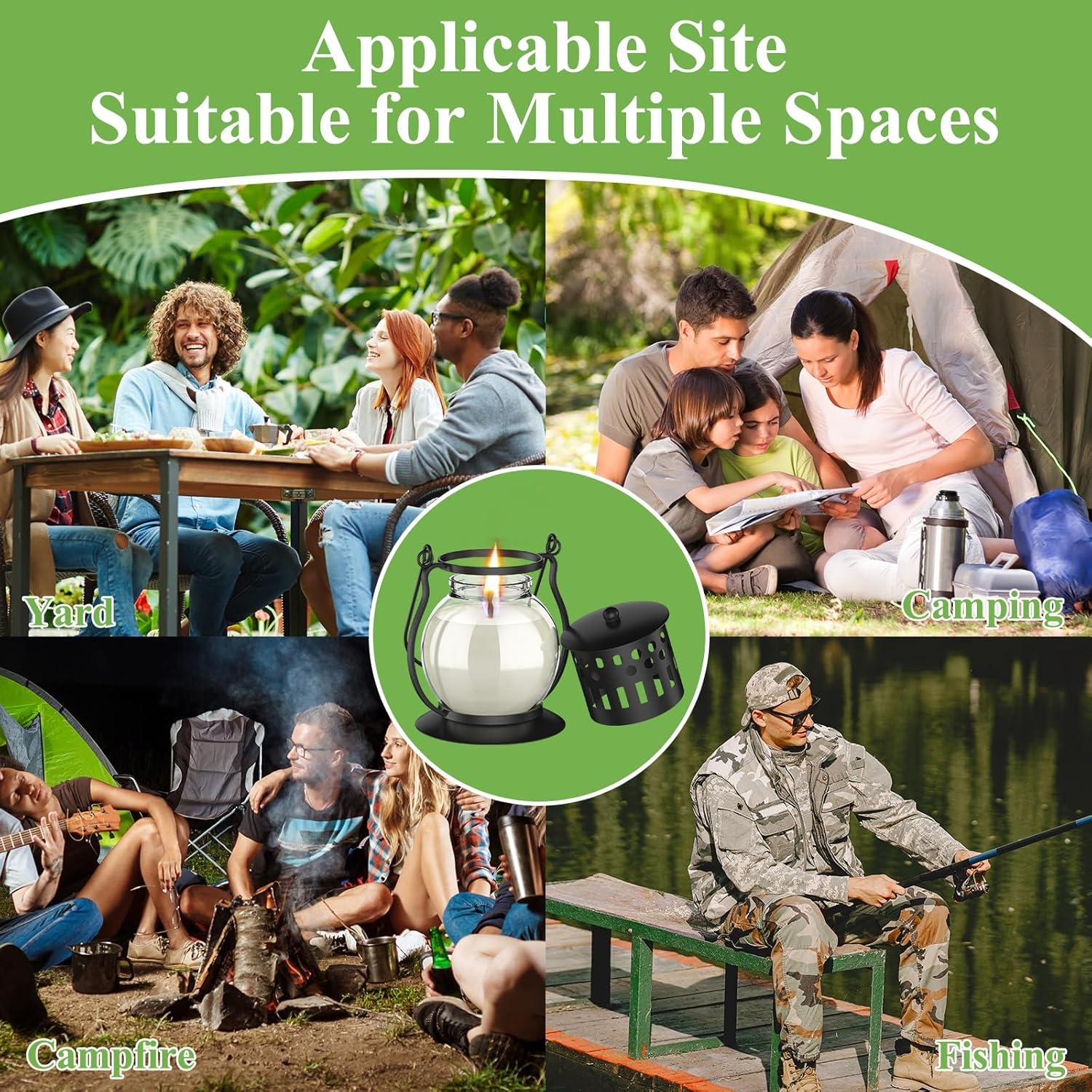 Set de Velas Aromáticas de Citronela Funxim - 3 Piezas 70g