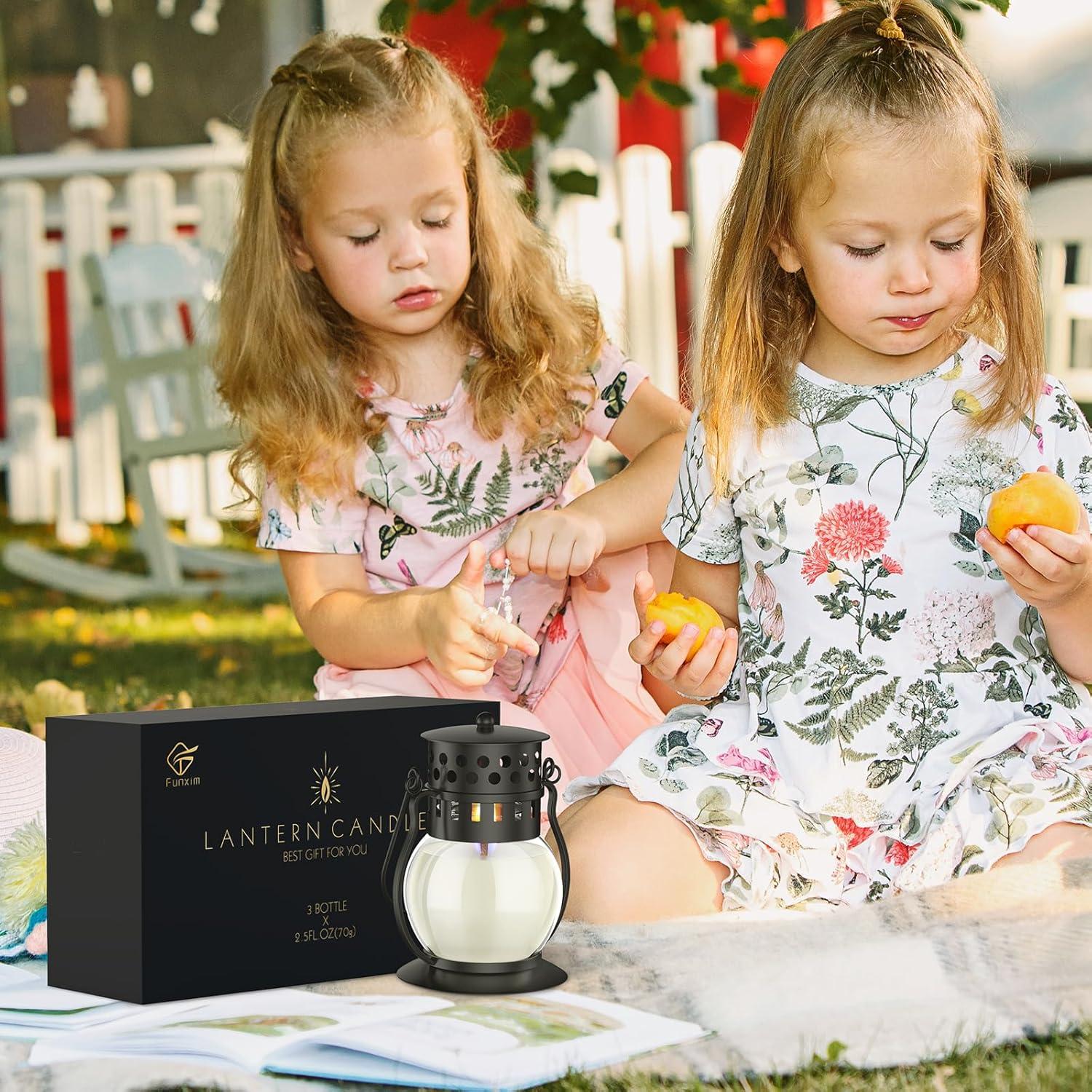 Set de Velas Aromáticas de Citronela Funxim - 3 Piezas 70g