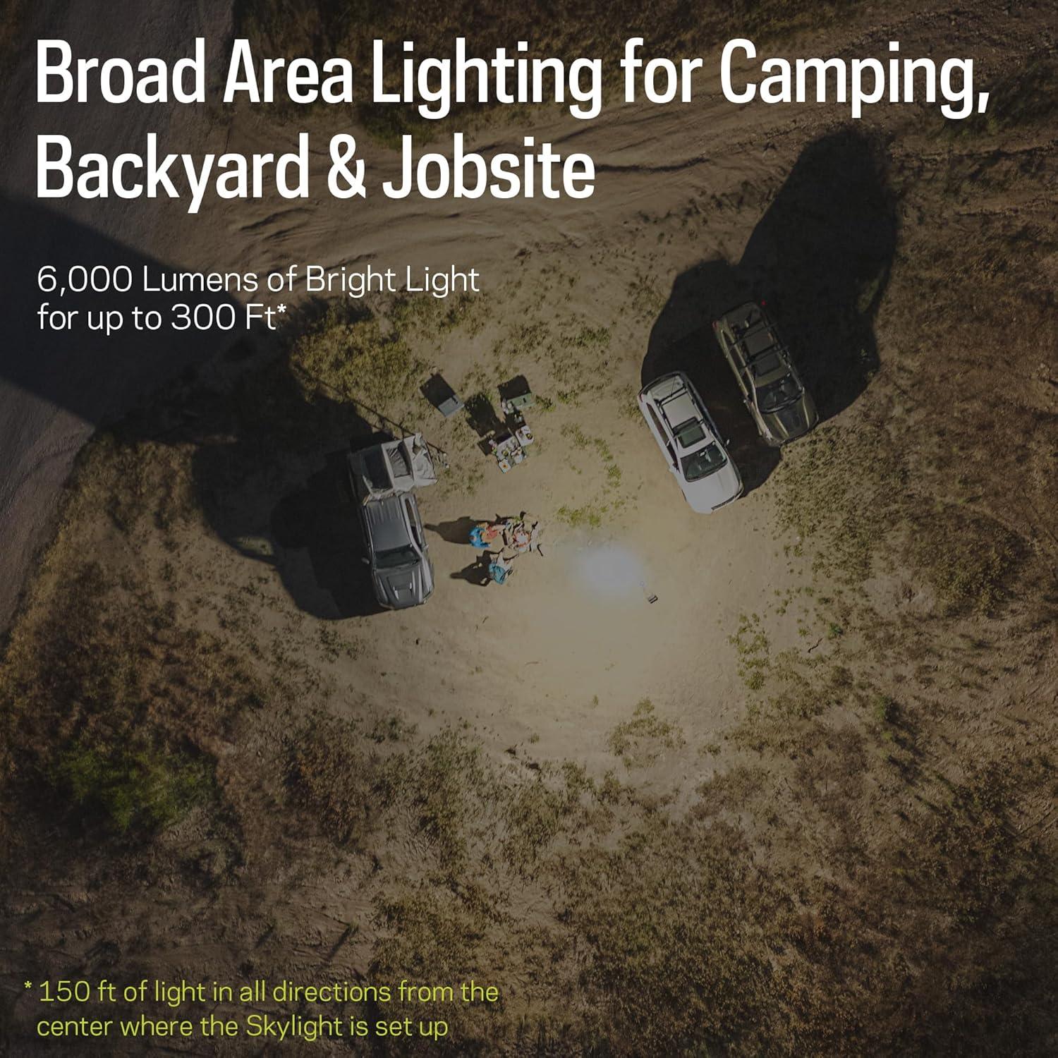 Luz LED portátil Goal Zero Skylight 6000 lúmenes 1.22-3.66m