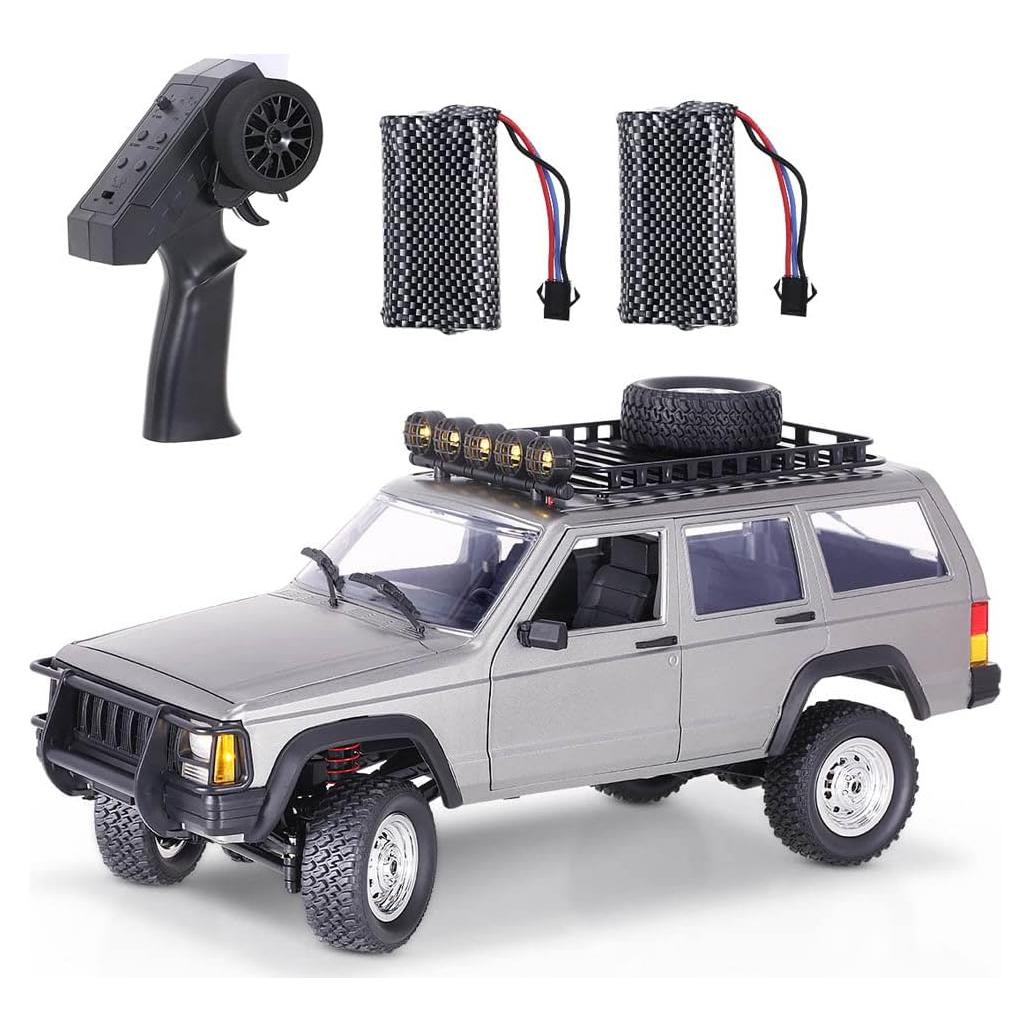 Coche RC Goolsky Rock Crawler 1:12 4WD Todo Terreno Plata