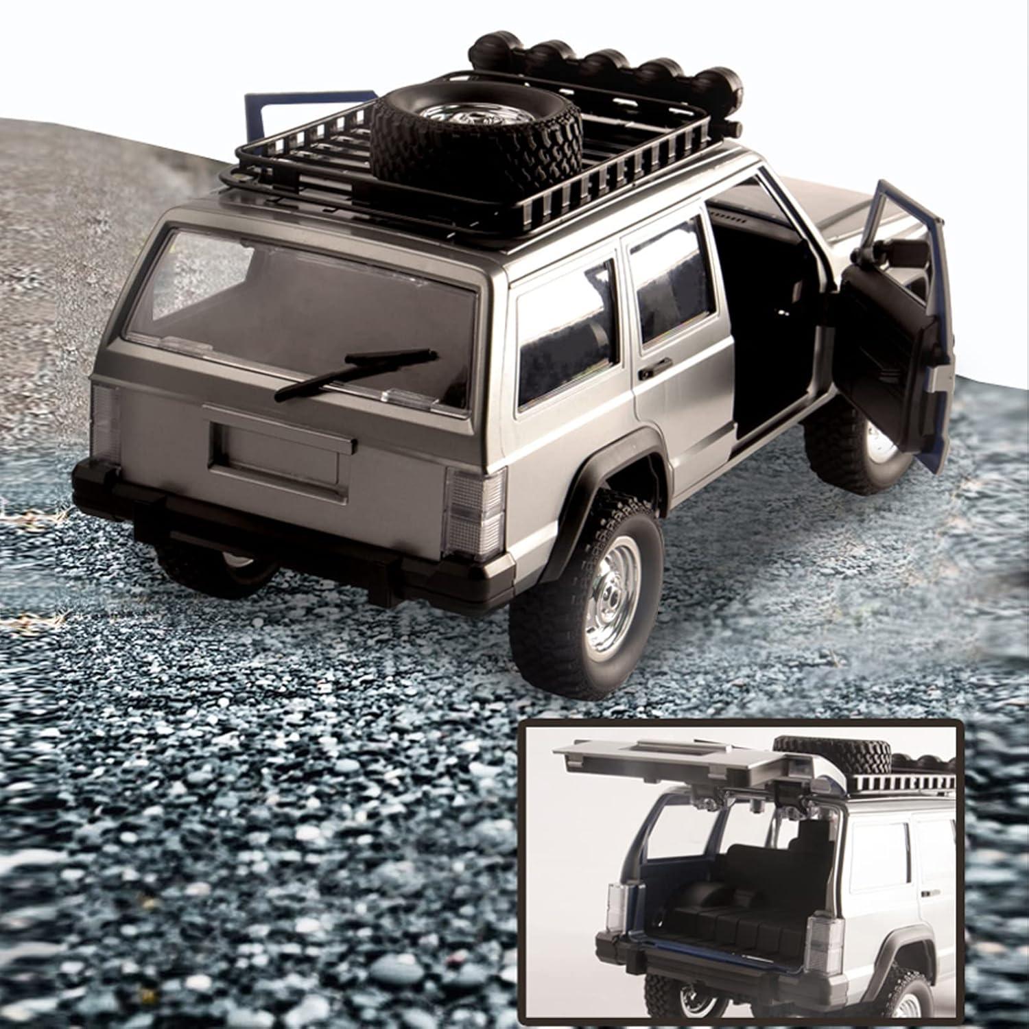 Coche RC Goolsky Rock Crawler 1:12 4WD Todo Terreno Plata
