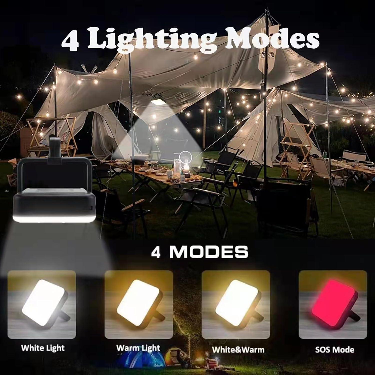Linterna de Camping LED Recargable Adigyco 20000mAh Impermeable