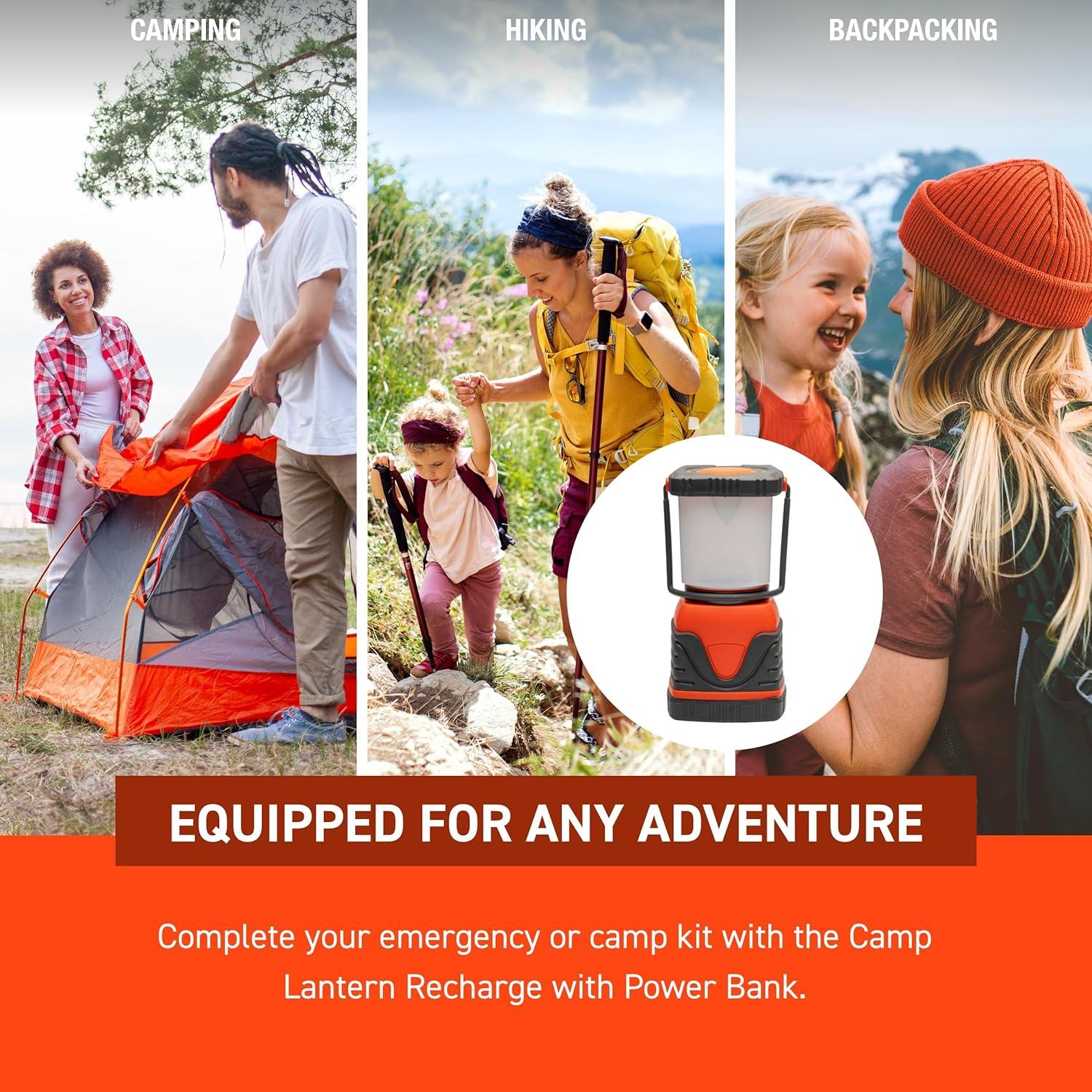 Linterna de Campamento Survive Outdoors 1308 Recargable 1000 Lúmenes