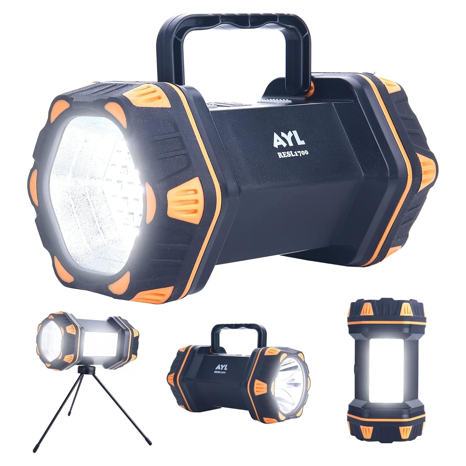 Linterna LED AYL Recargable 4800mAh Impermeable 1450 Lúmenes