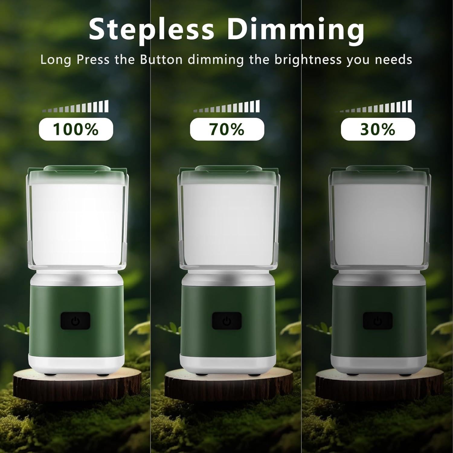 Linterna de Camping Hoxida 2000LM Recargable Impermeable