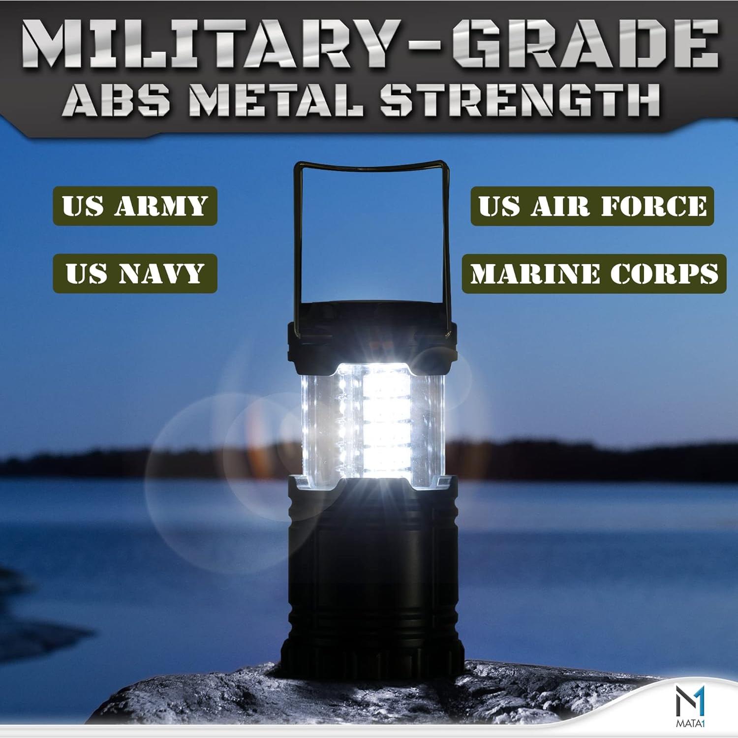 Lámparas LED de Camping Mata1 - 2 Paquete, 180 Lúmenes