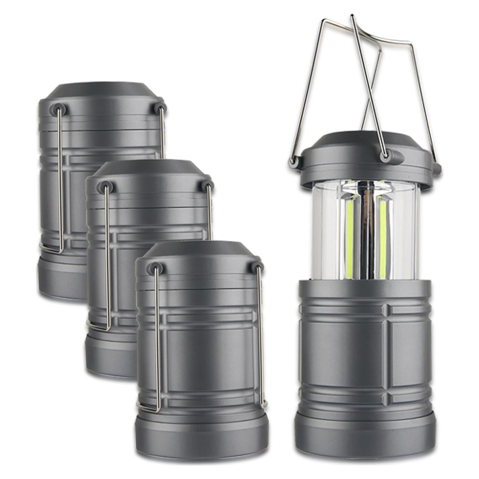 Paquete de 4 Linternas LED ZYUNMALL para Camping y Emergencias