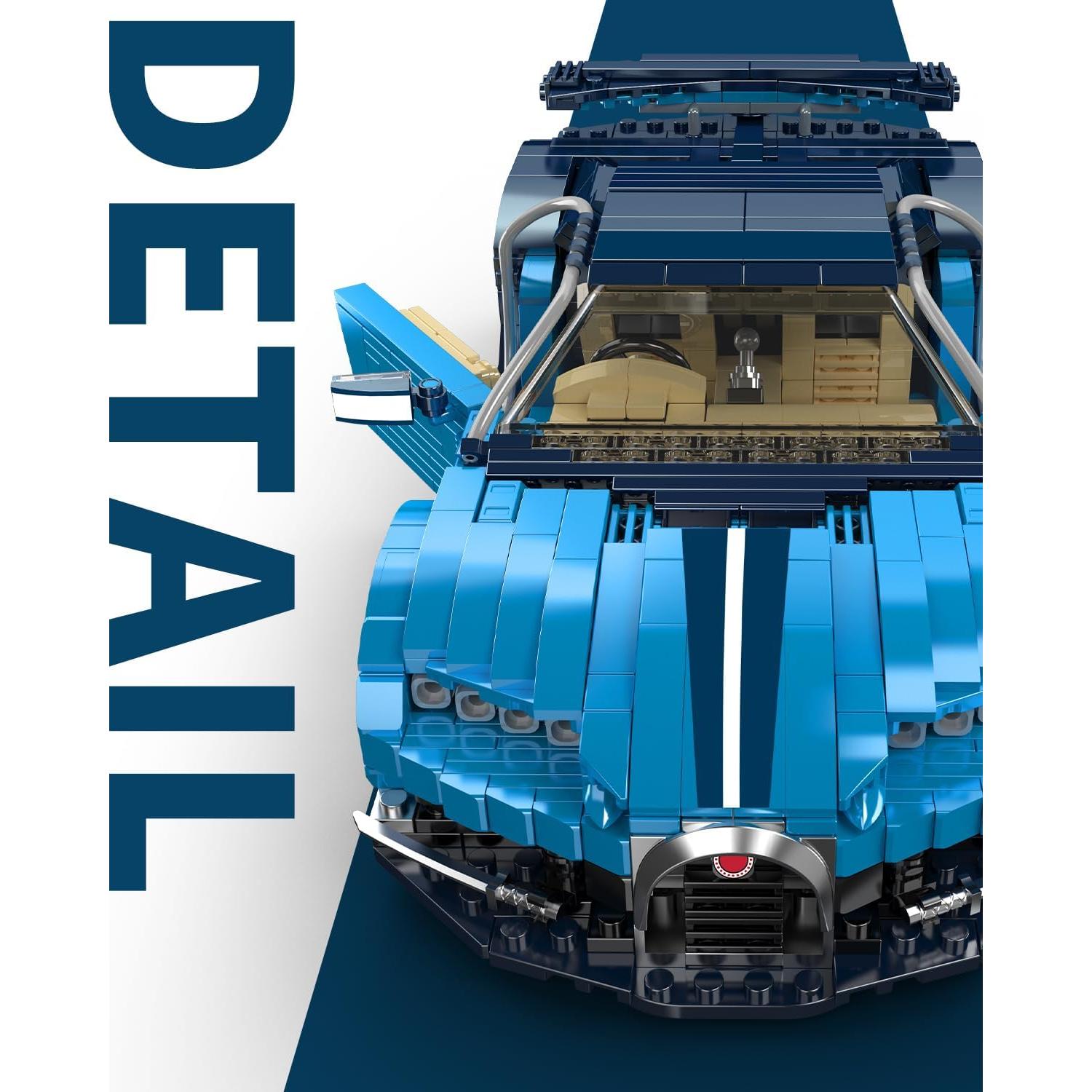 Mould King 10111 Set de Construcción de Autos Deportivos 1222 Piezas