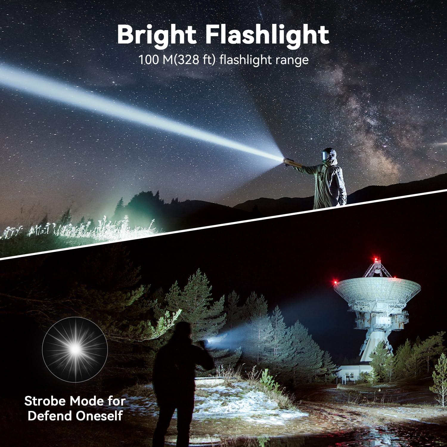 Lámpara de Camping MORIKO Telescópica 10,500mAh IP67 Verde