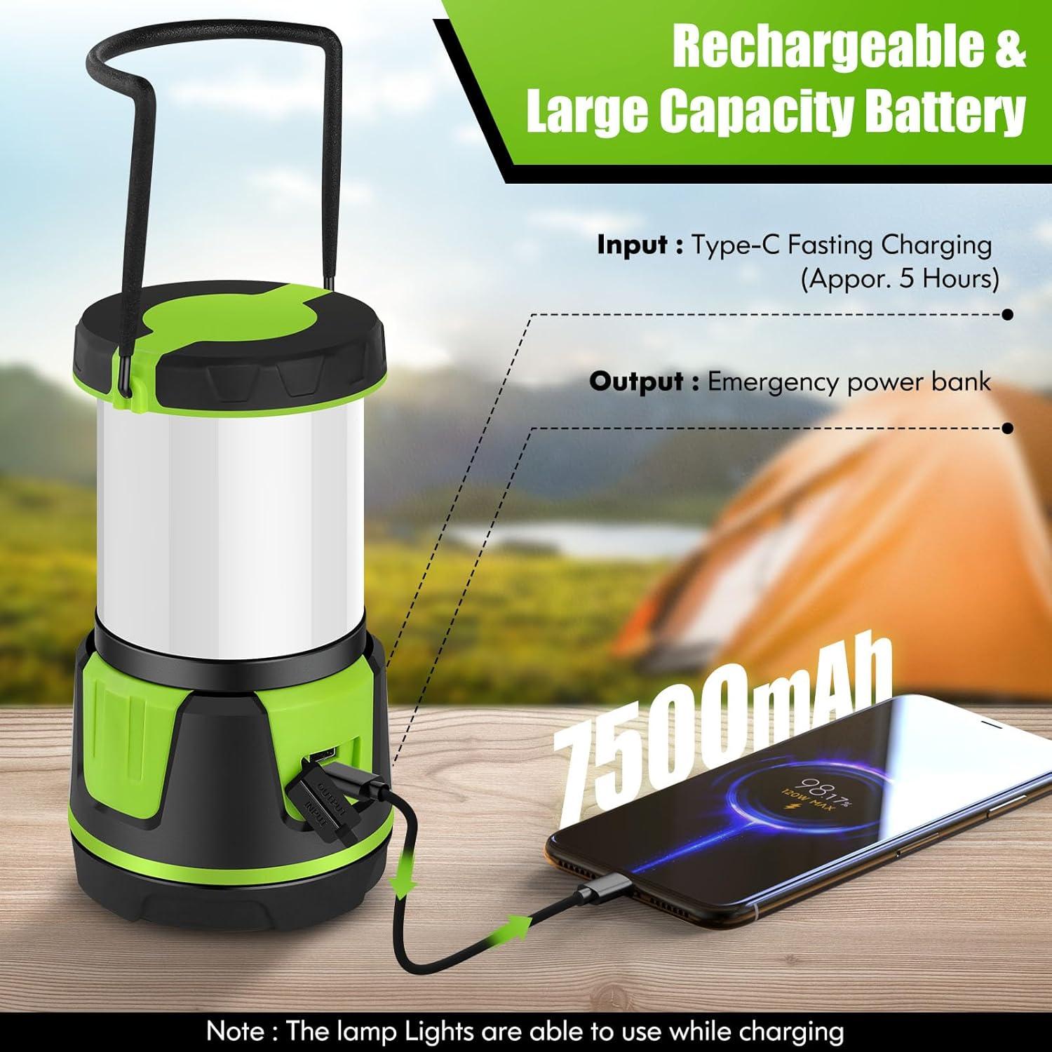 Linterna LED Recargable Cullaby 3000 Lúmenes IP54 7500mAh