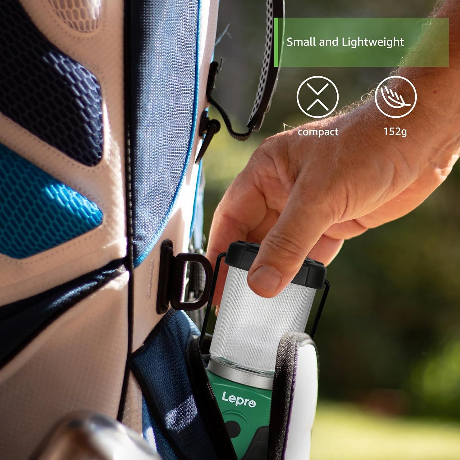 Linterna LED Lepro para Camping 350 Lúmenes IPX4