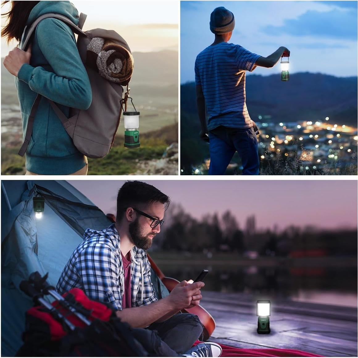 Linterna LED Lepro para Camping 350 Lúmenes IPX4