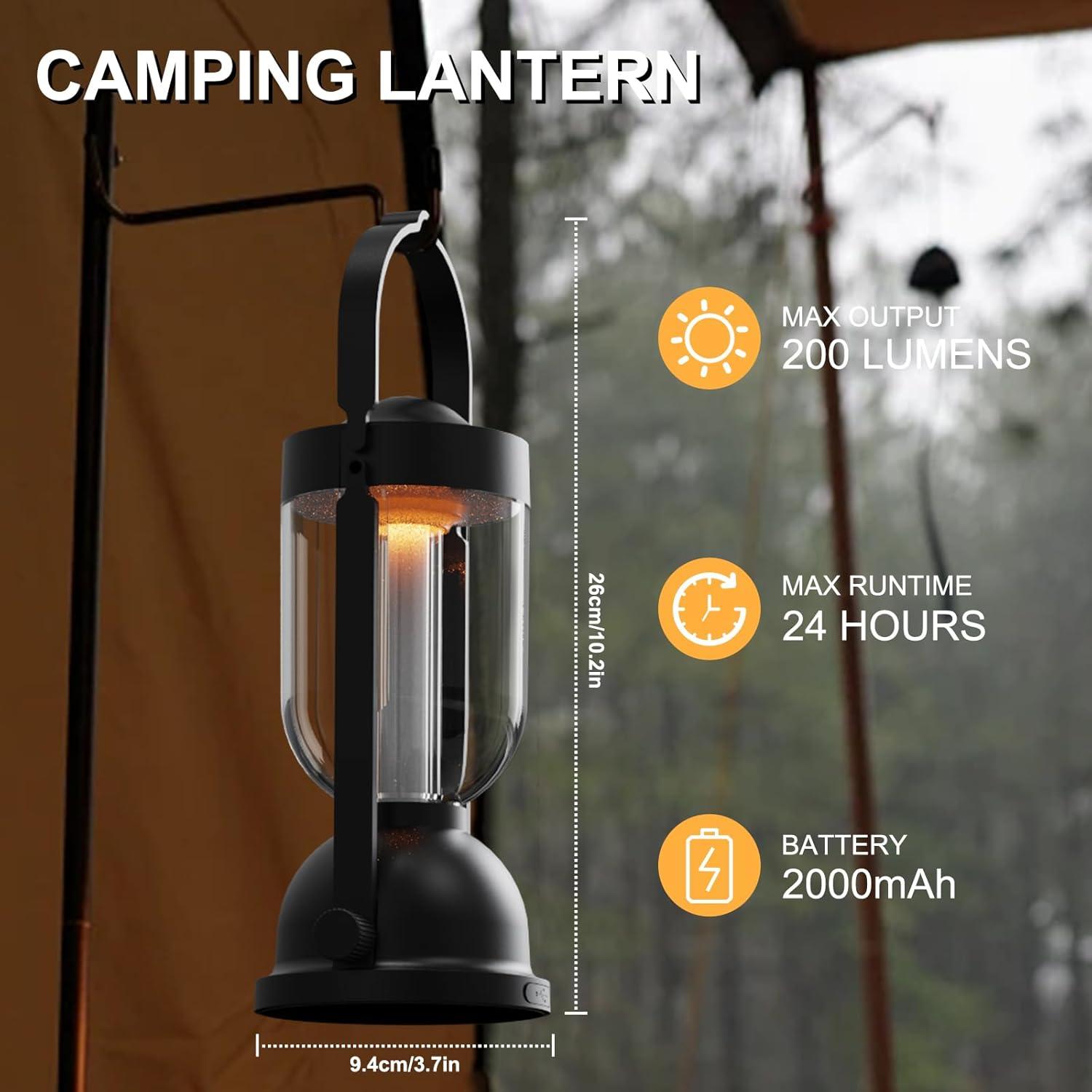 Linterna de Camping Shineled Camp-SL 2000mAh LED Regulable