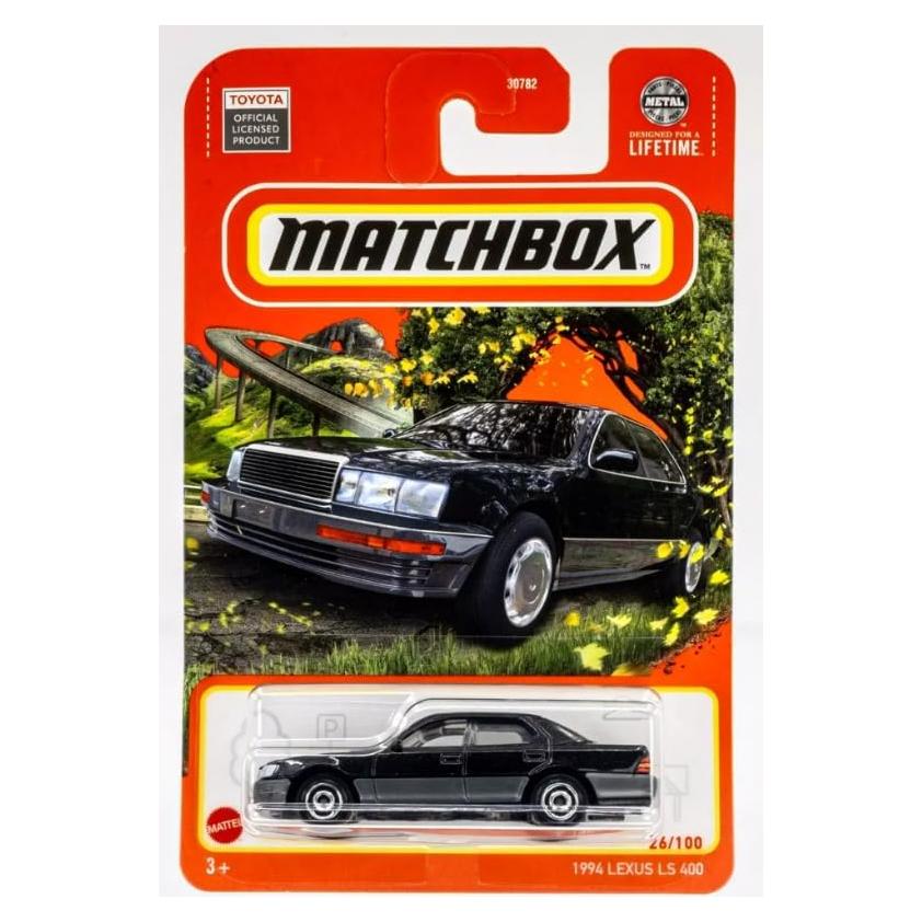Matchbox Lexus LS 400 Coche Fundición Escala 1:64 Negro