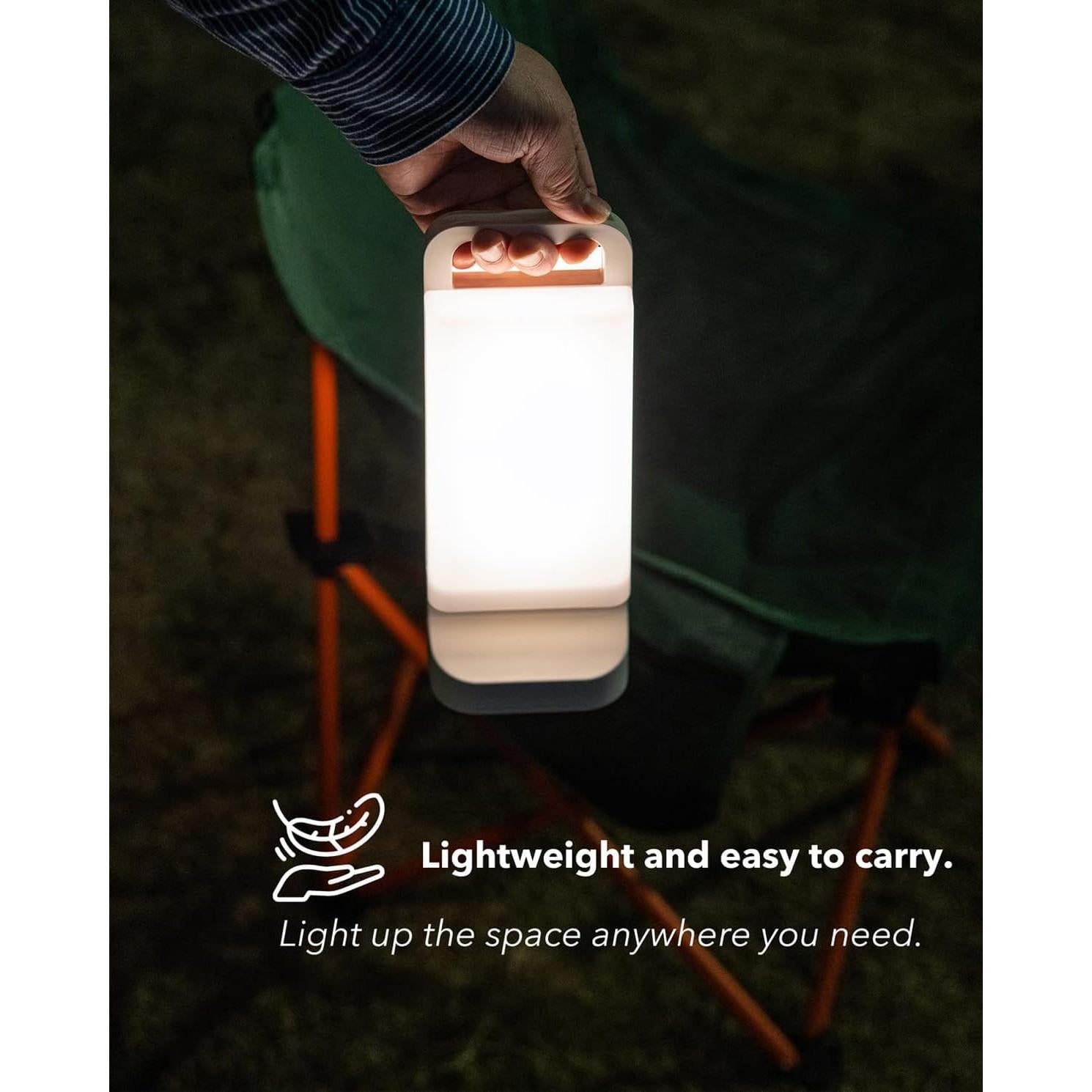 Linterna Solar Lepwings 6000mAh 2 Paquete - Luz Camping Emergencia