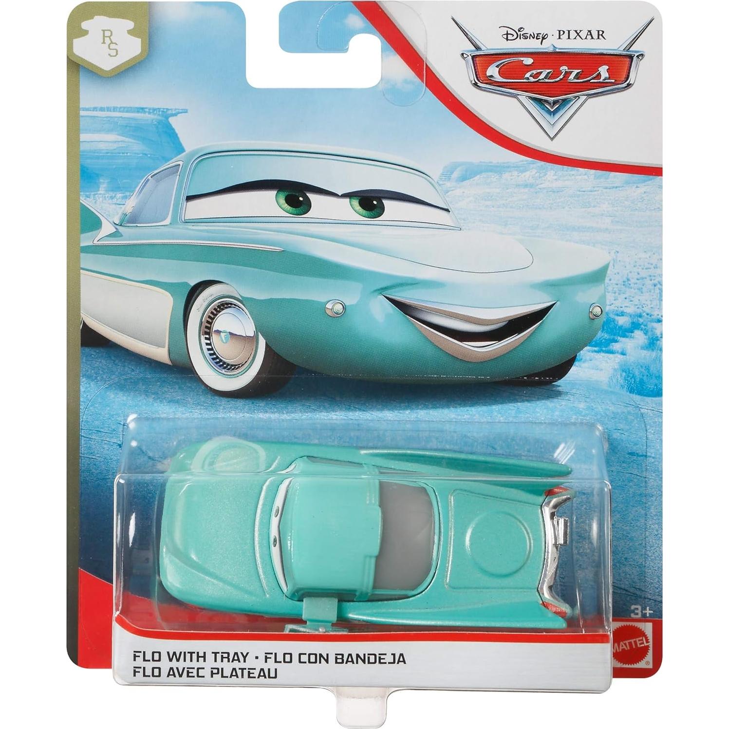 Vehículo a Escala 1:55 Disney Pixar Cars Flo - Mattel