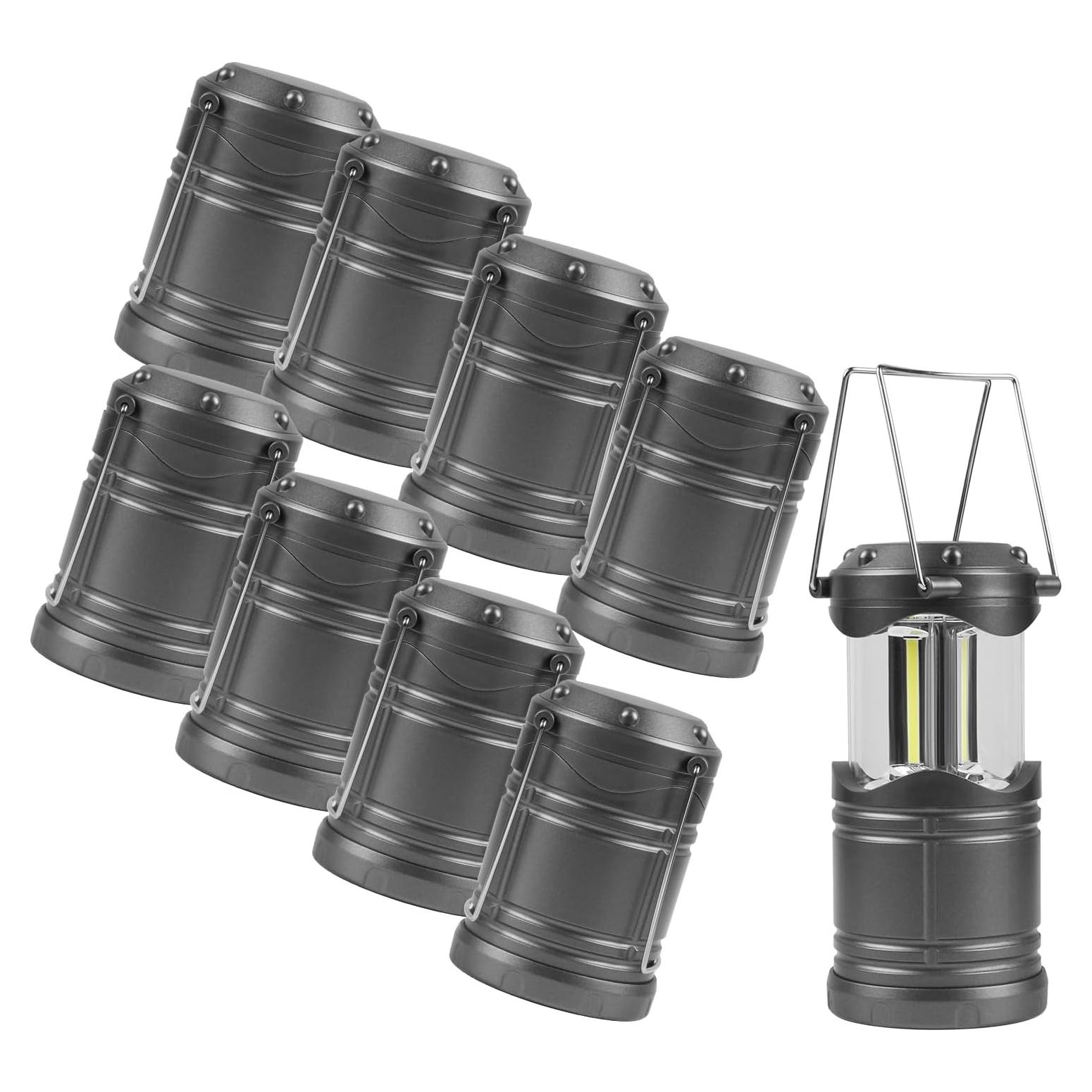 Linterna LED Camping Lichamp 8 Pack 350 Lúmenes Plegable