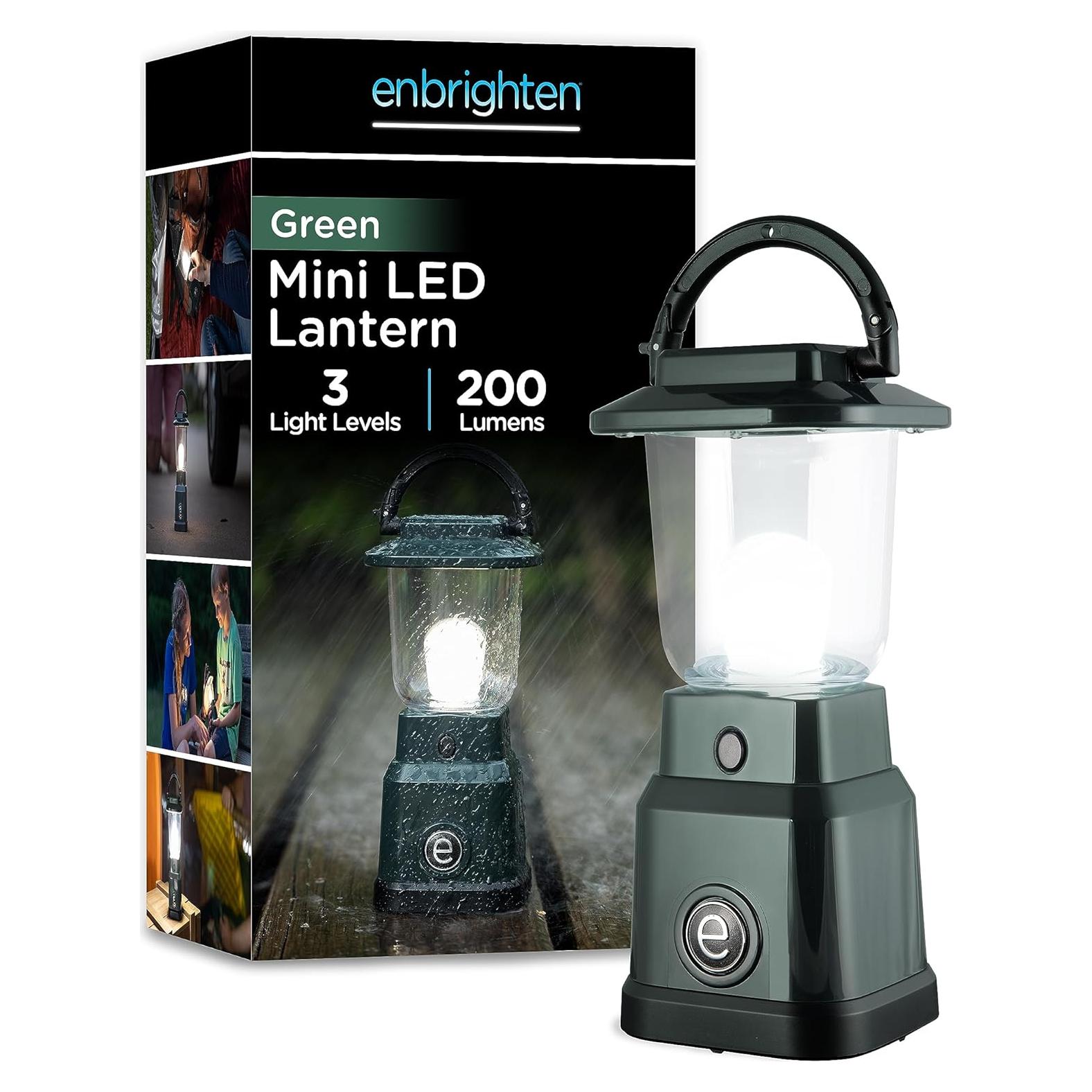 Linterna de Camping Mini LED Enbrighten 200 Lúmenes 40 Horas