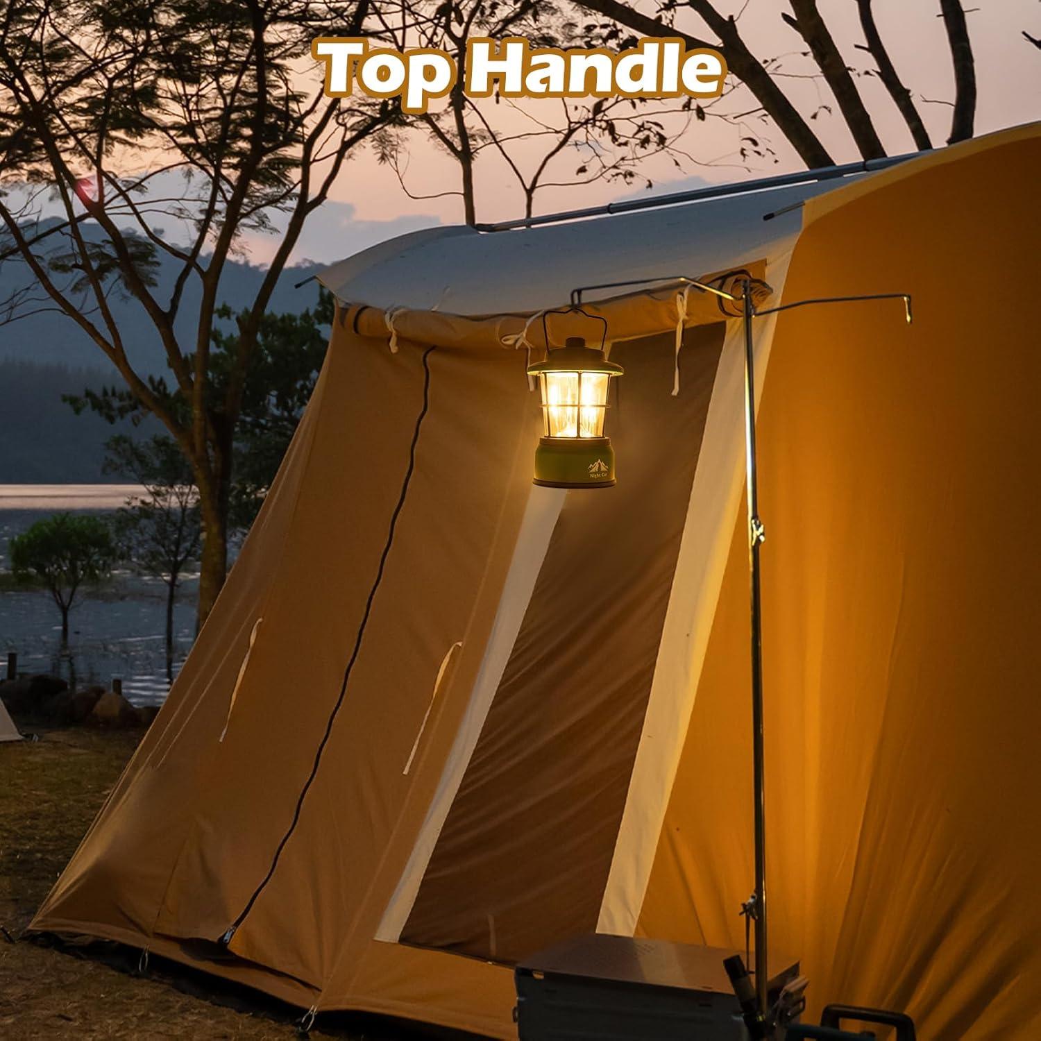 Linterna LED Camping Night Cat 360° Luz Portátil 270g