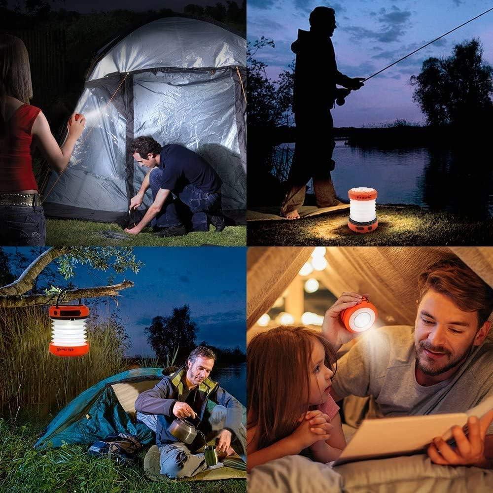 Lámpara de Camping LED Plegable THORFIRE 2 Paquete 4 Modos