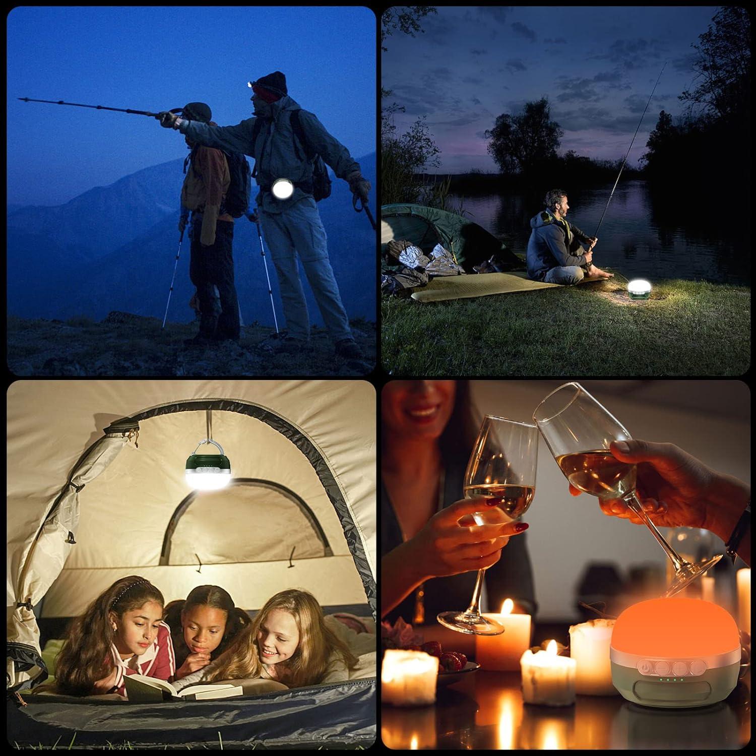 Linterna de Camping LED JOYEKY 8400mAh RGB Impermeable