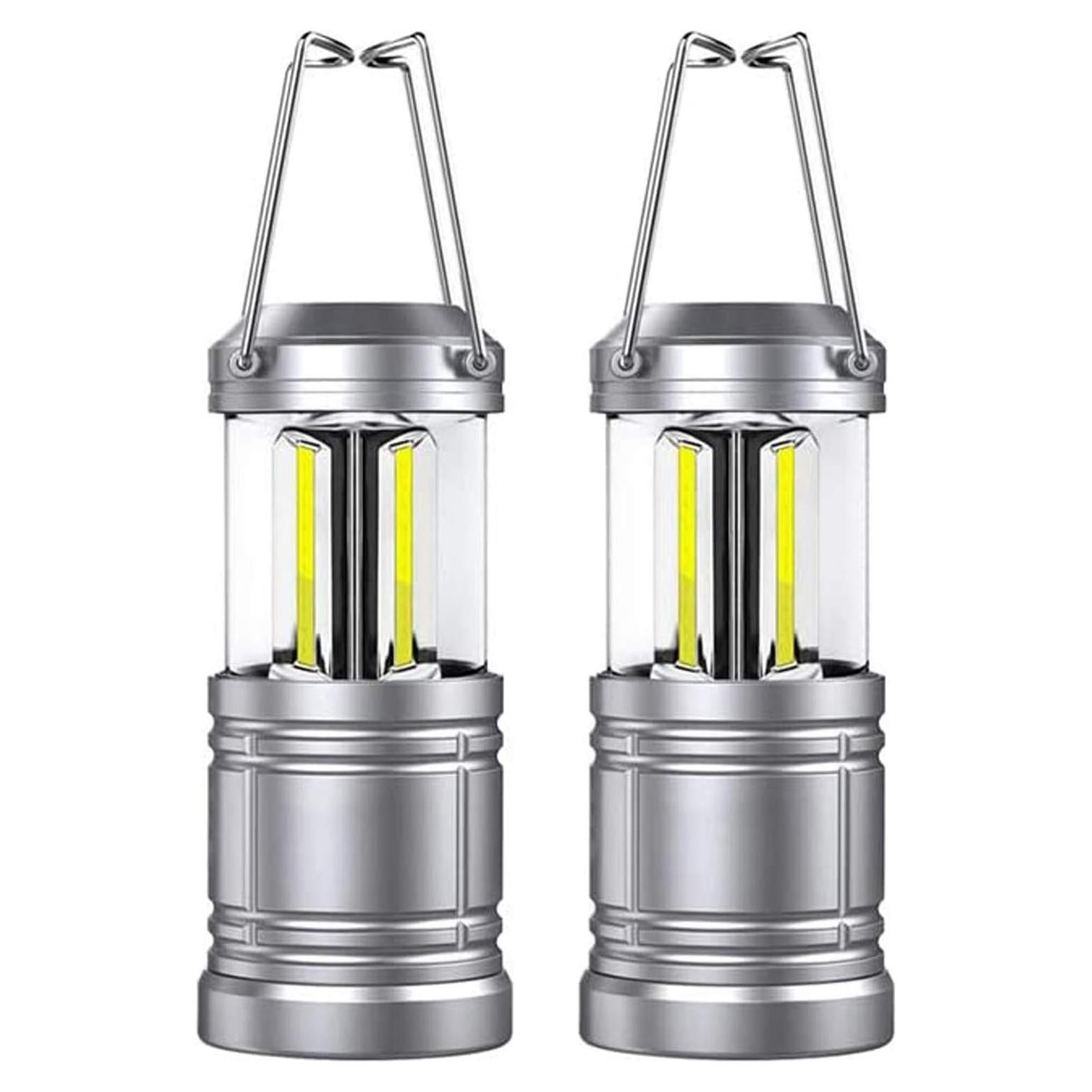 Paquete de 2 Linternas LED Aukvi 500 Lúmenes Plegables