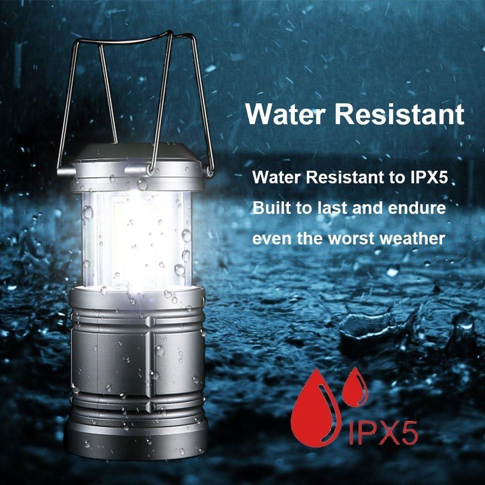 Paquete de 2 Linternas LED Aukvi 500 Lúmenes Plegables