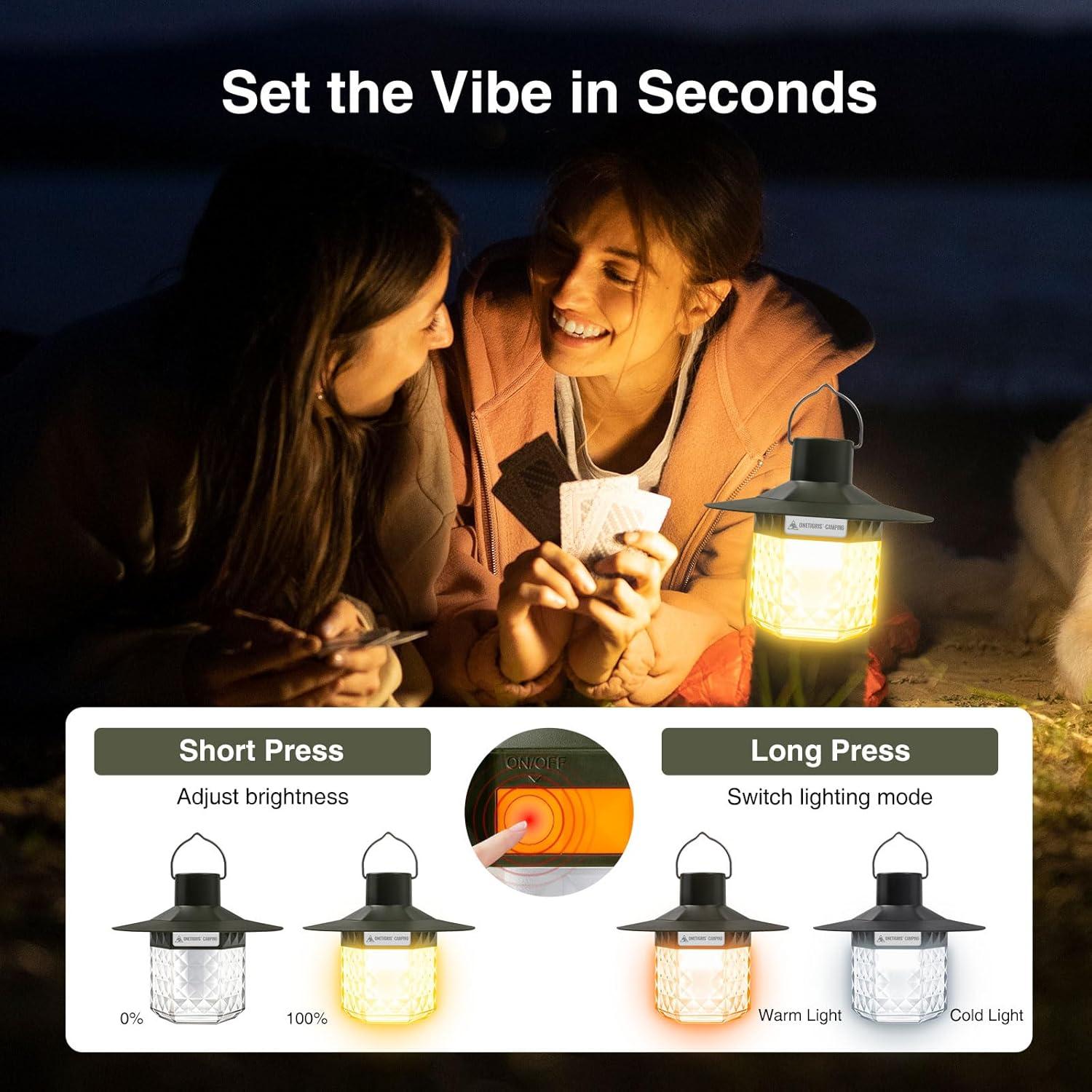 Linterna LED de Camping OneTigris 4500mAh Impermeable 64h