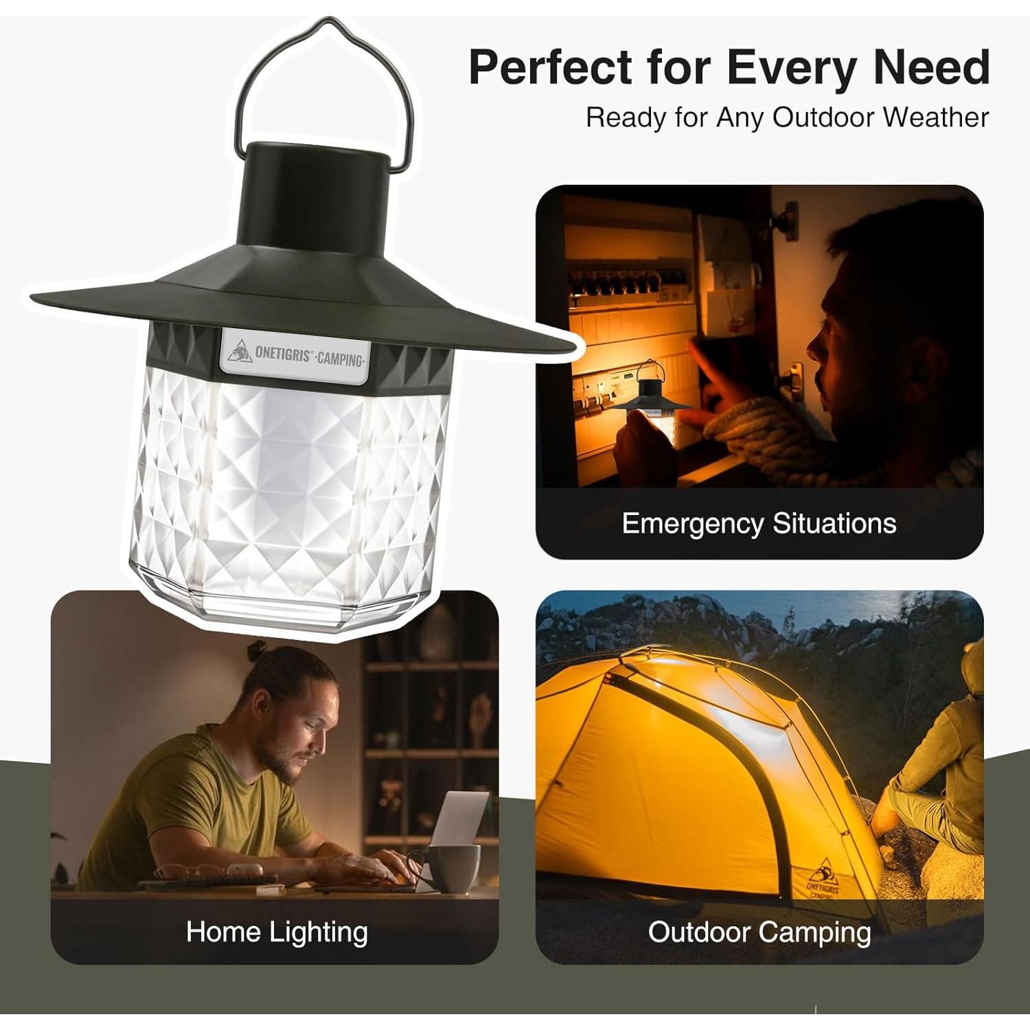 Linterna LED de Camping OneTigris 4500mAh Impermeable 64h