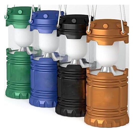 Linterna LED portátil Lightahead, juego de 4 colores, 146 lúmenes