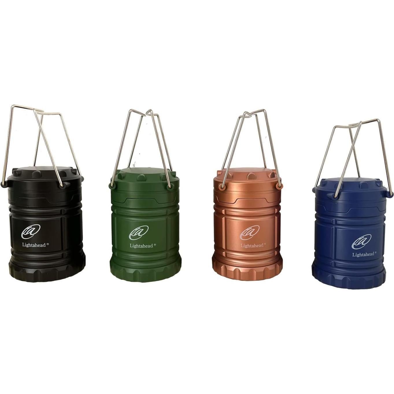 Linterna LED portátil Lightahead, juego de 4 colores, 146 lúmenes