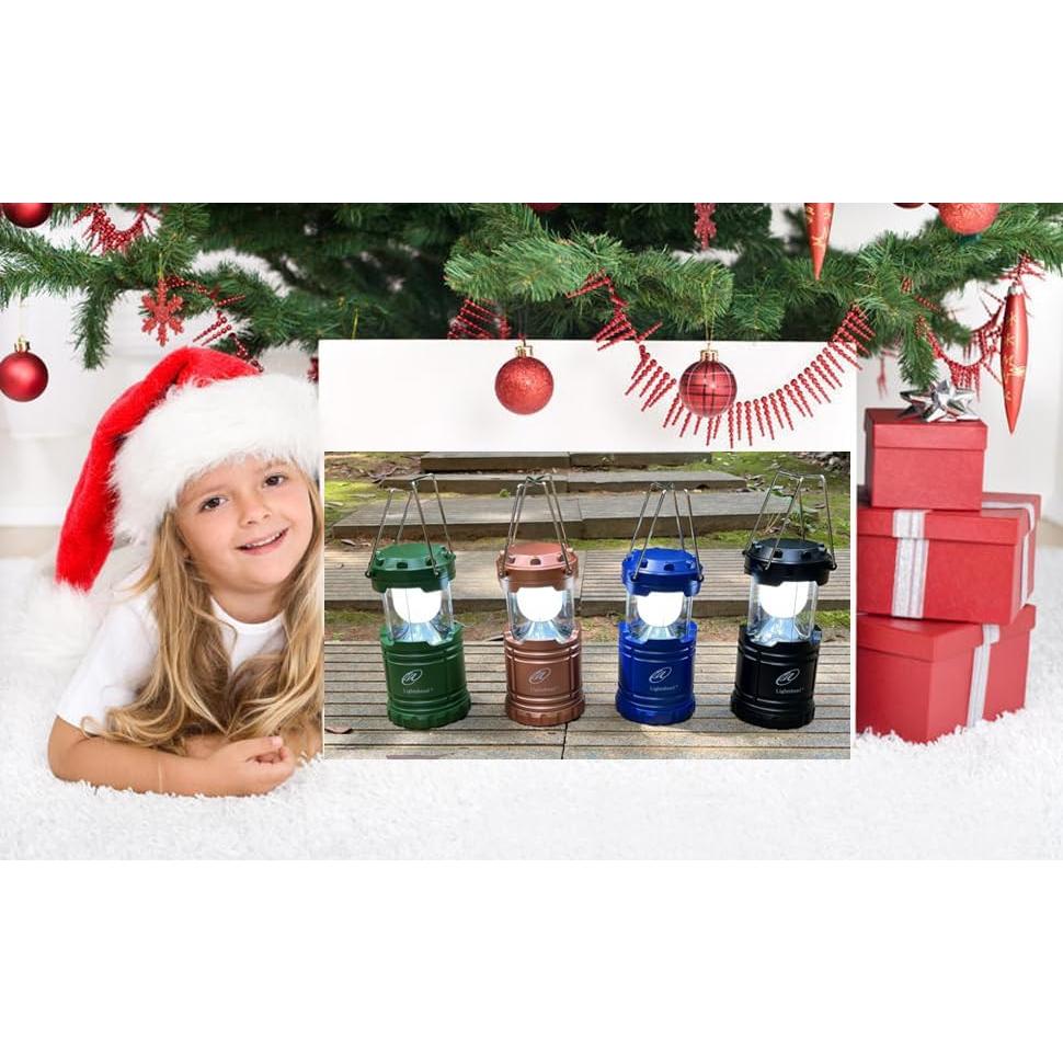 Linterna LED portátil Lightahead, juego de 4 colores, 146 lúmenes